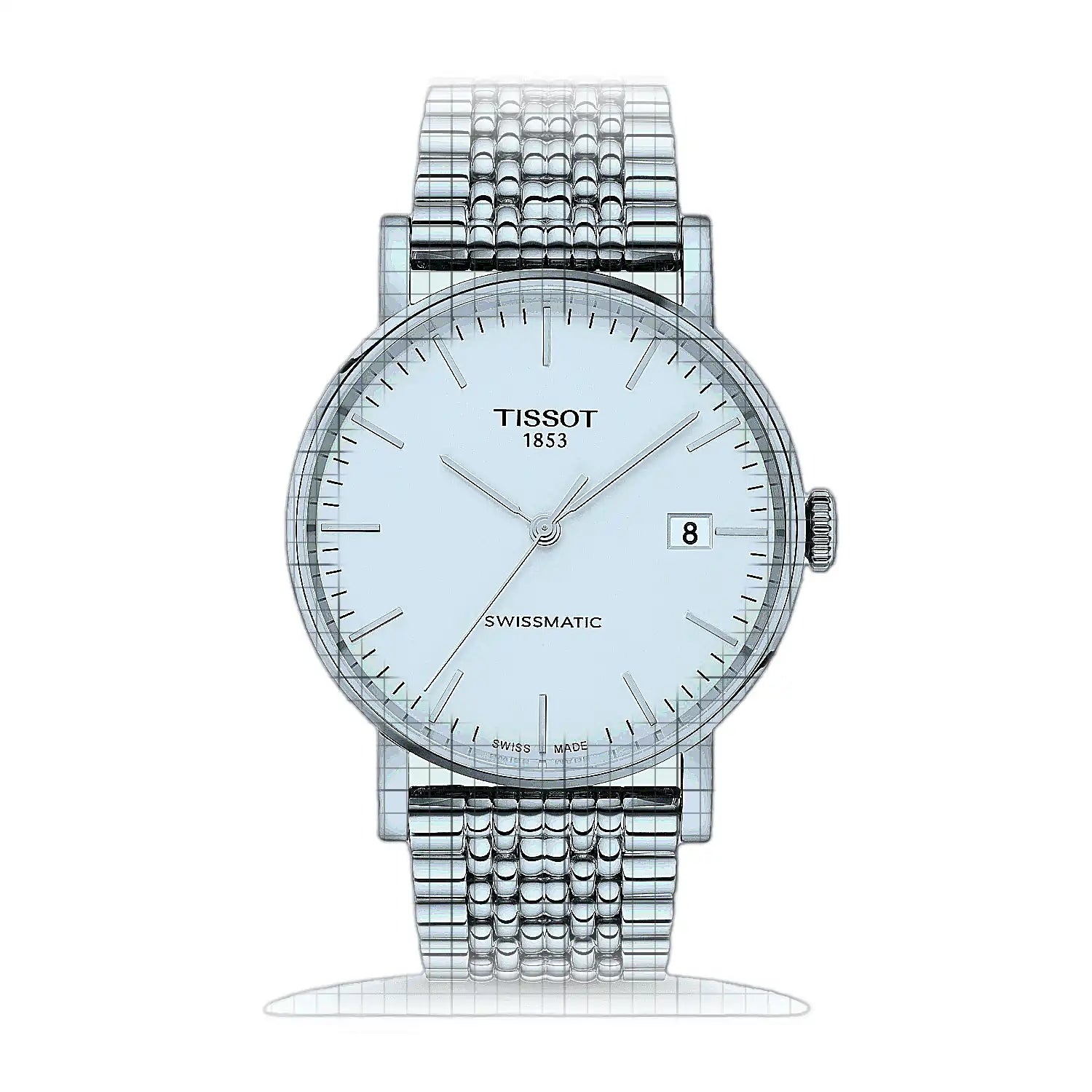 Tissot Everytime Swissmatic T109.407.11.031.00 Silver Dial Stainless steel 40mm Watch