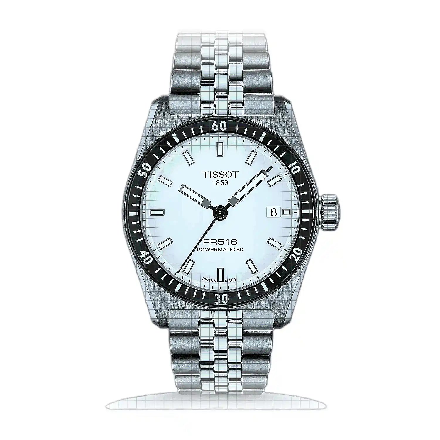 Tissot Sport PR516 T149.407.11.031.00 White Dial Stainless steel 38mm Watch