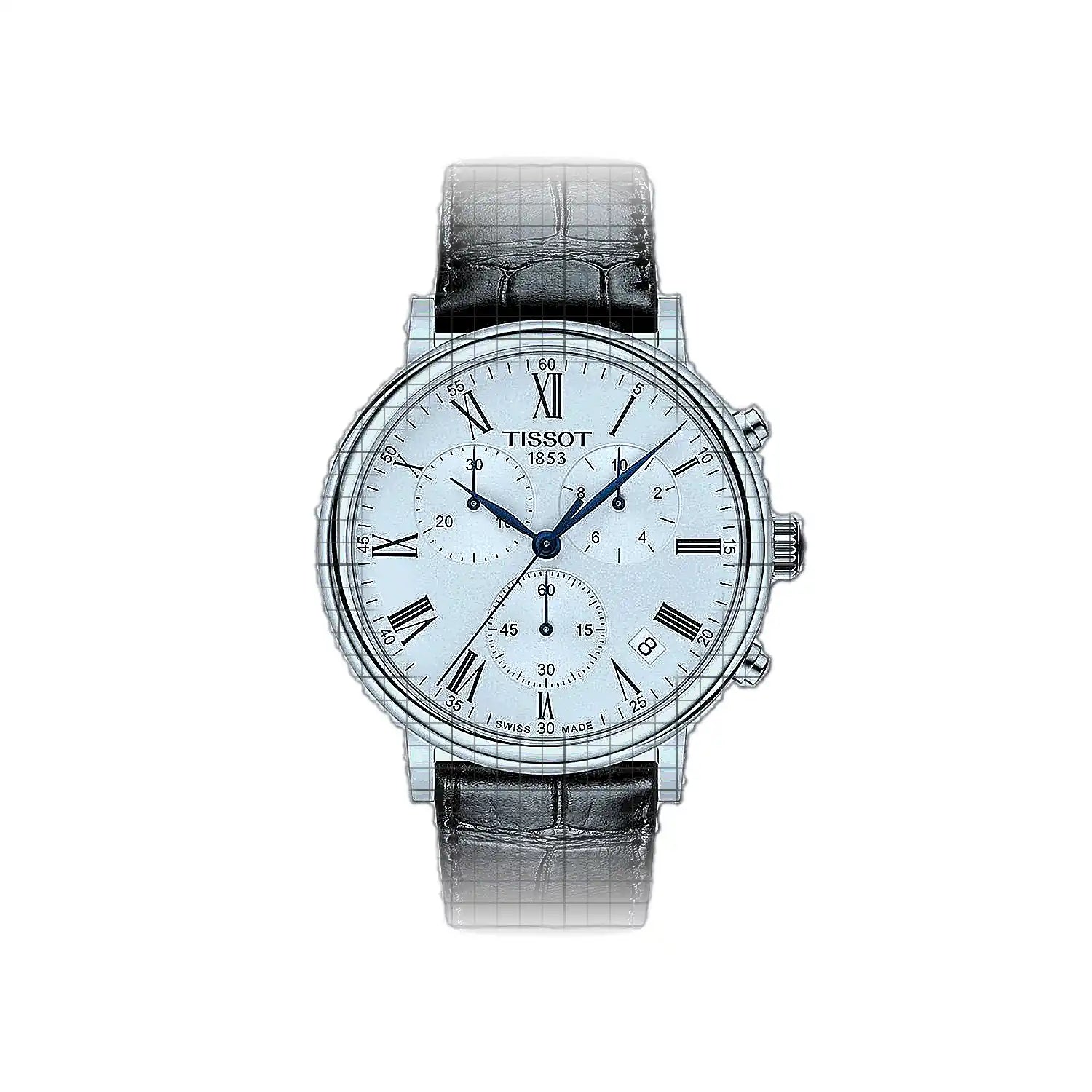 Tissot T-Classic Carson Premium Chronograph 41mm Silver