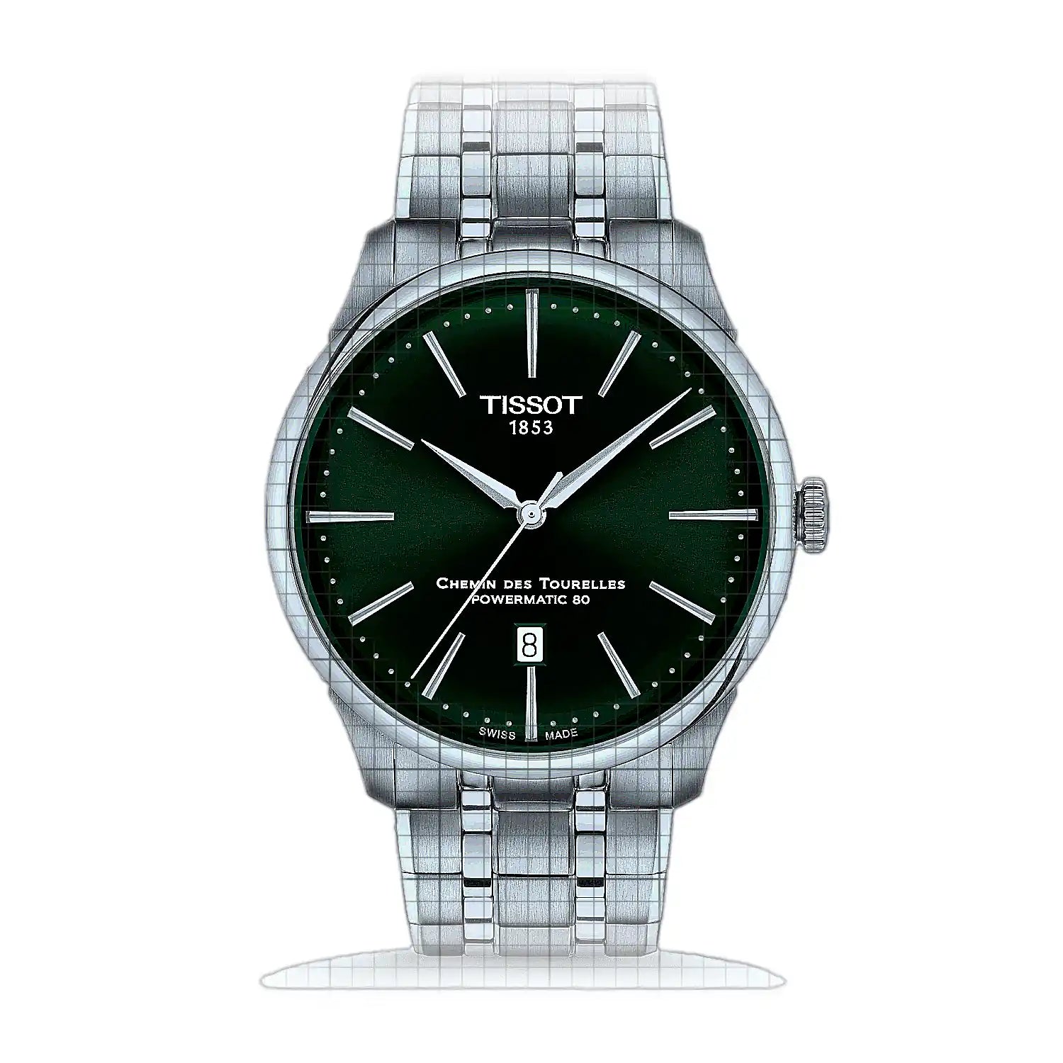Tissot T-Classic Chemin des Tourelles Powermatic 80 42mm Green