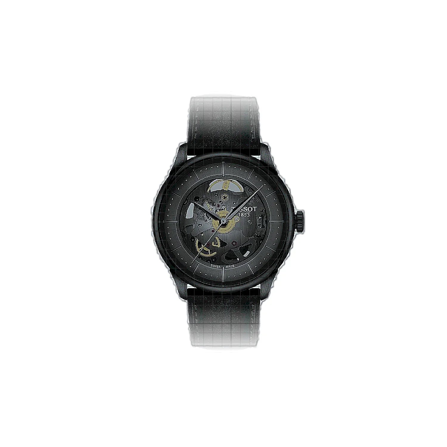 Tissot T-Classic Chemin des Tourelles Squelette 39mm Black