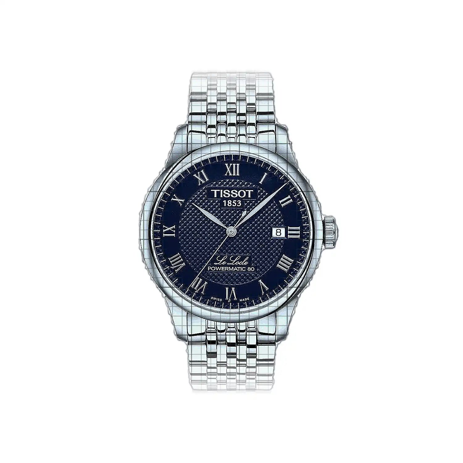 Tissot T-Classic Le Locle Powermatic 80 39mm Blue
