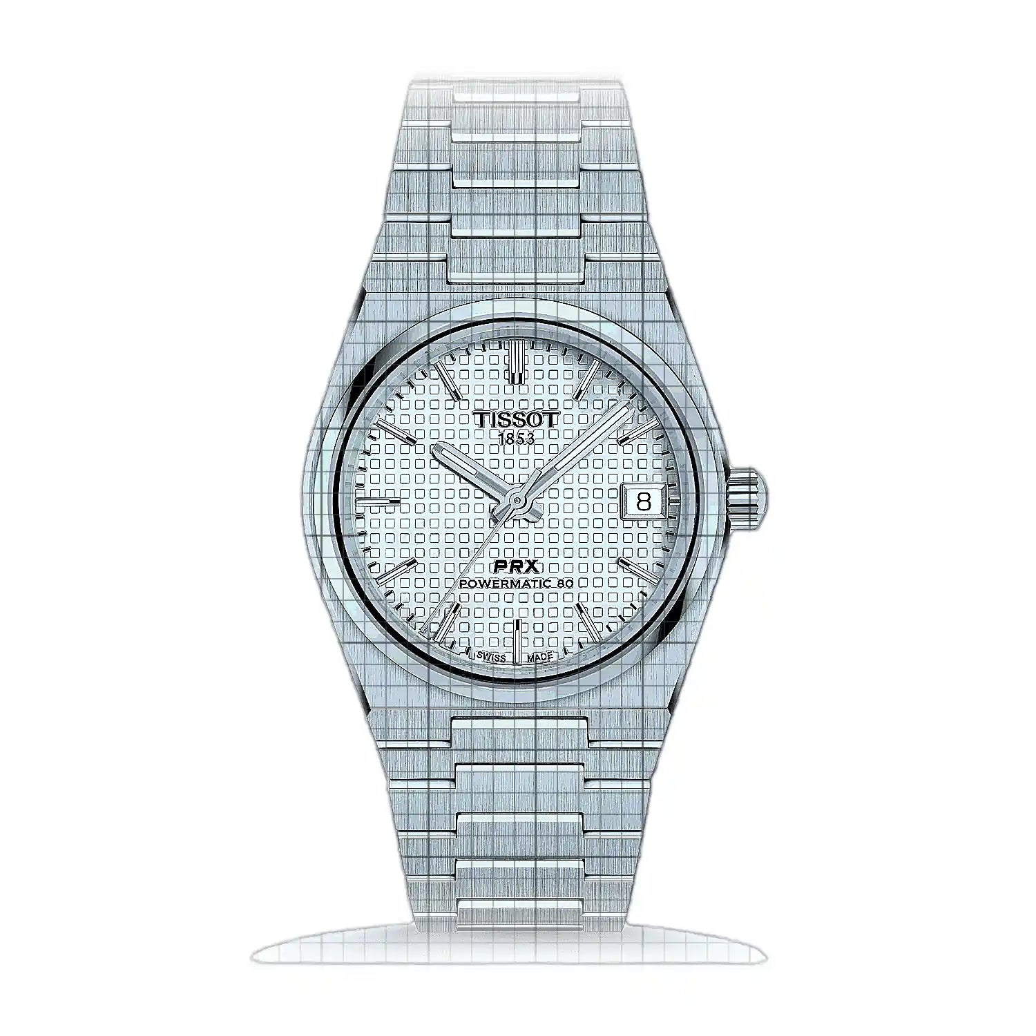 Tissot T-Classic PRX Powermatic 80 35mm 35mm White