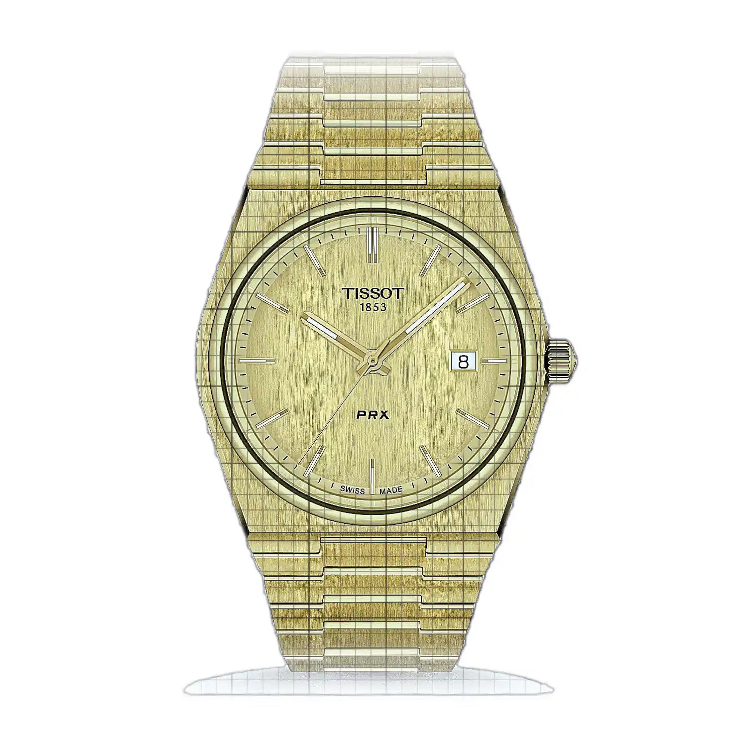 Tissot T-Classic PRX Quarz 40mm Champagne
