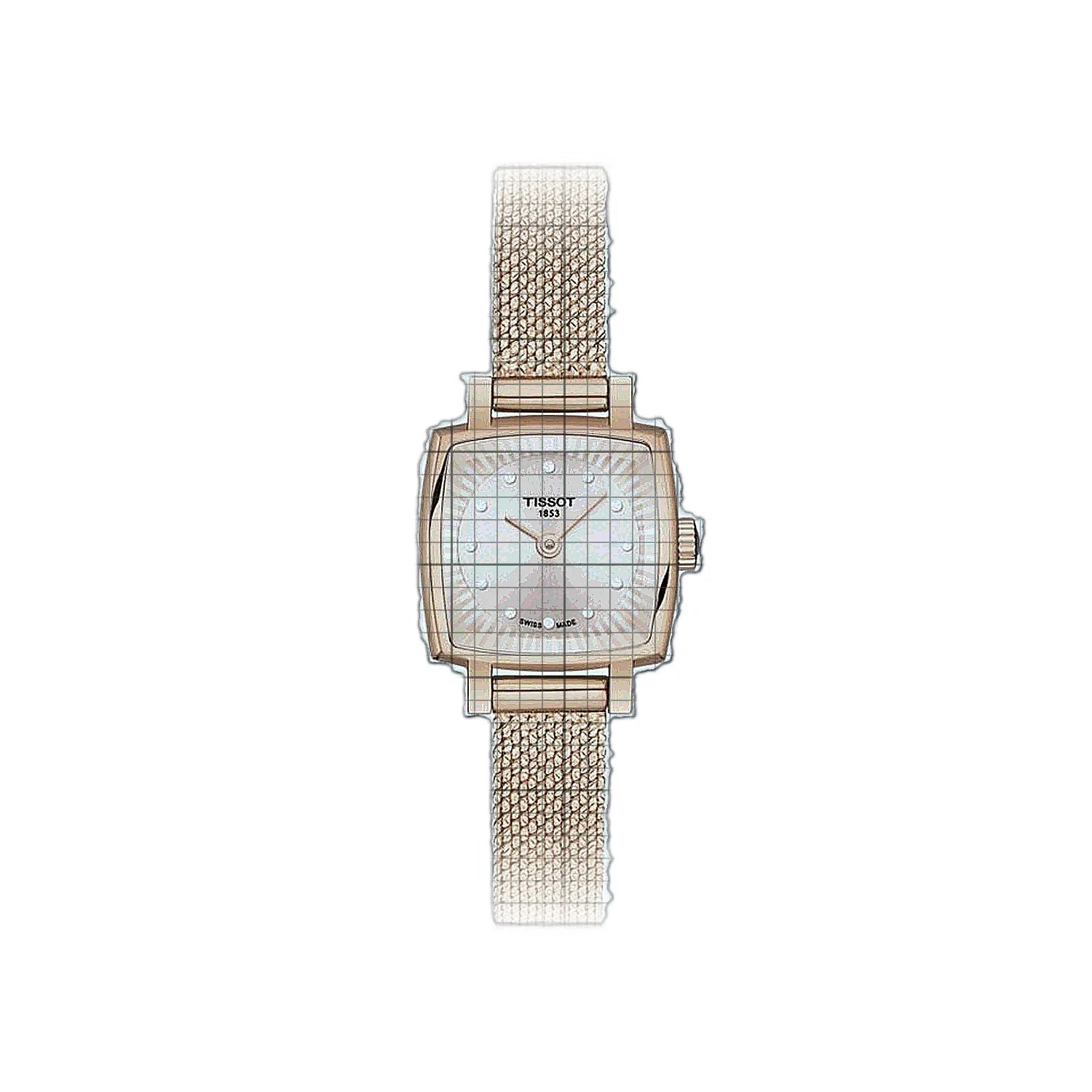 Tissot T-Lady Lovely Square 20mm Rose