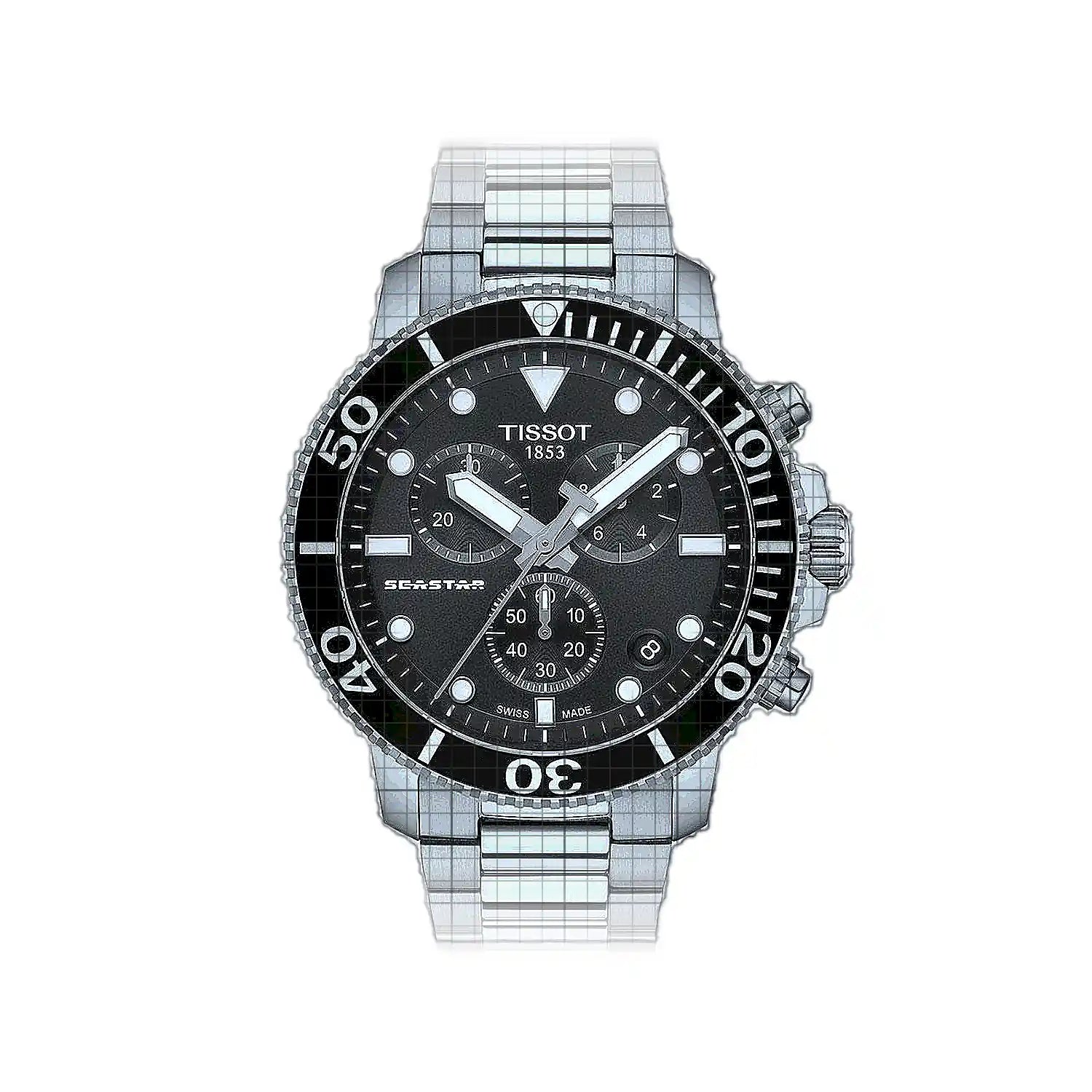 Tissot T-Sport Seastar 1000 Chronograph 45mm Black