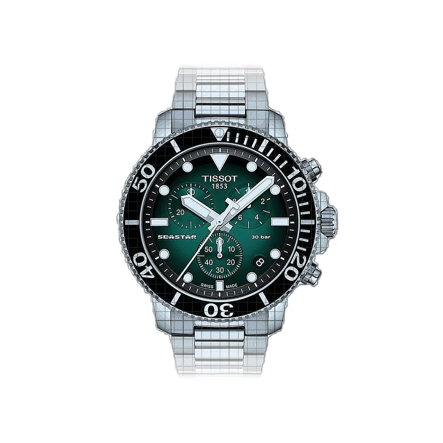 Tissot T-Sport Seastar 1000 Chronograph 45mm Green