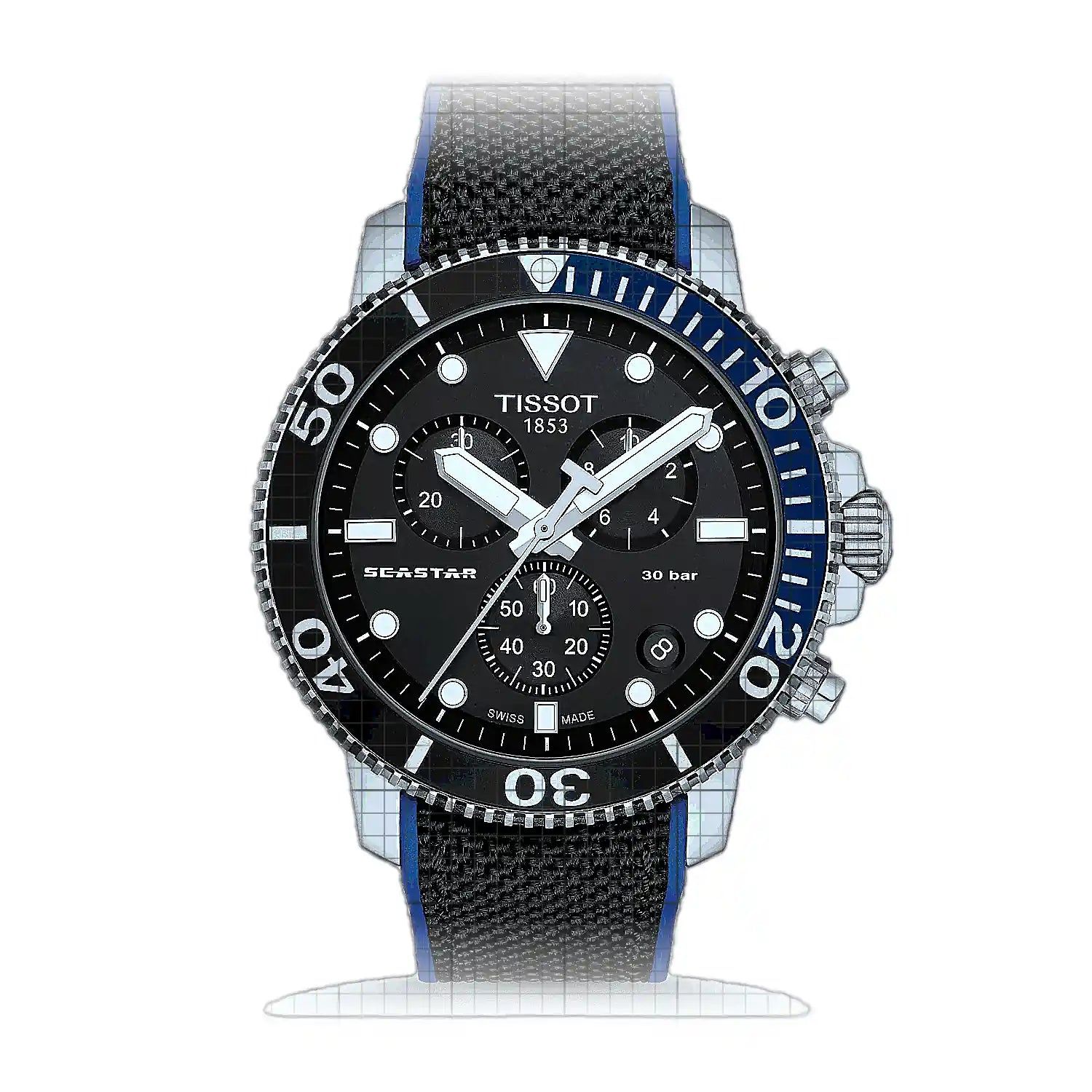Tissot T-Sport Seastar 1000 Chronograph 45mm Black