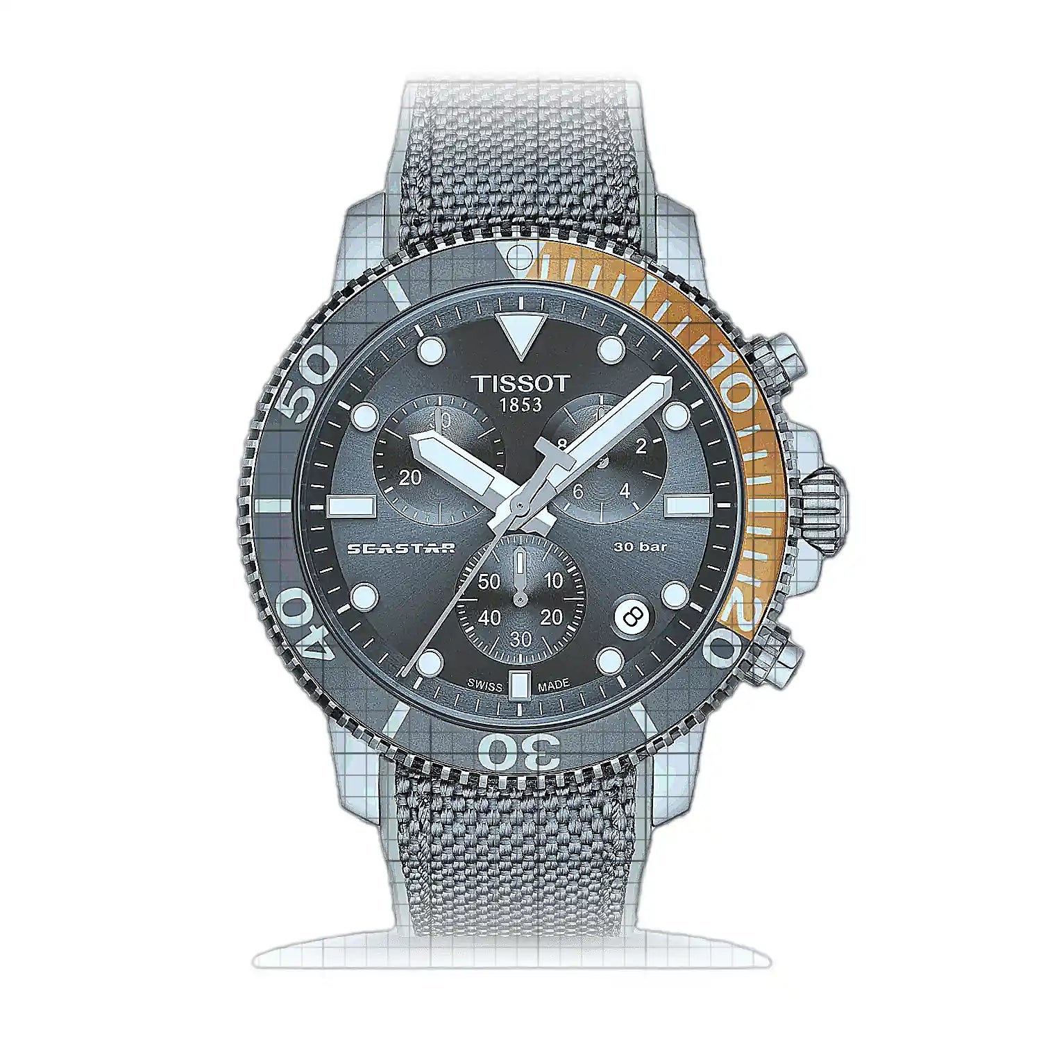 Tissot T-Sport Seastar 1000 Chronograph 45mm Black