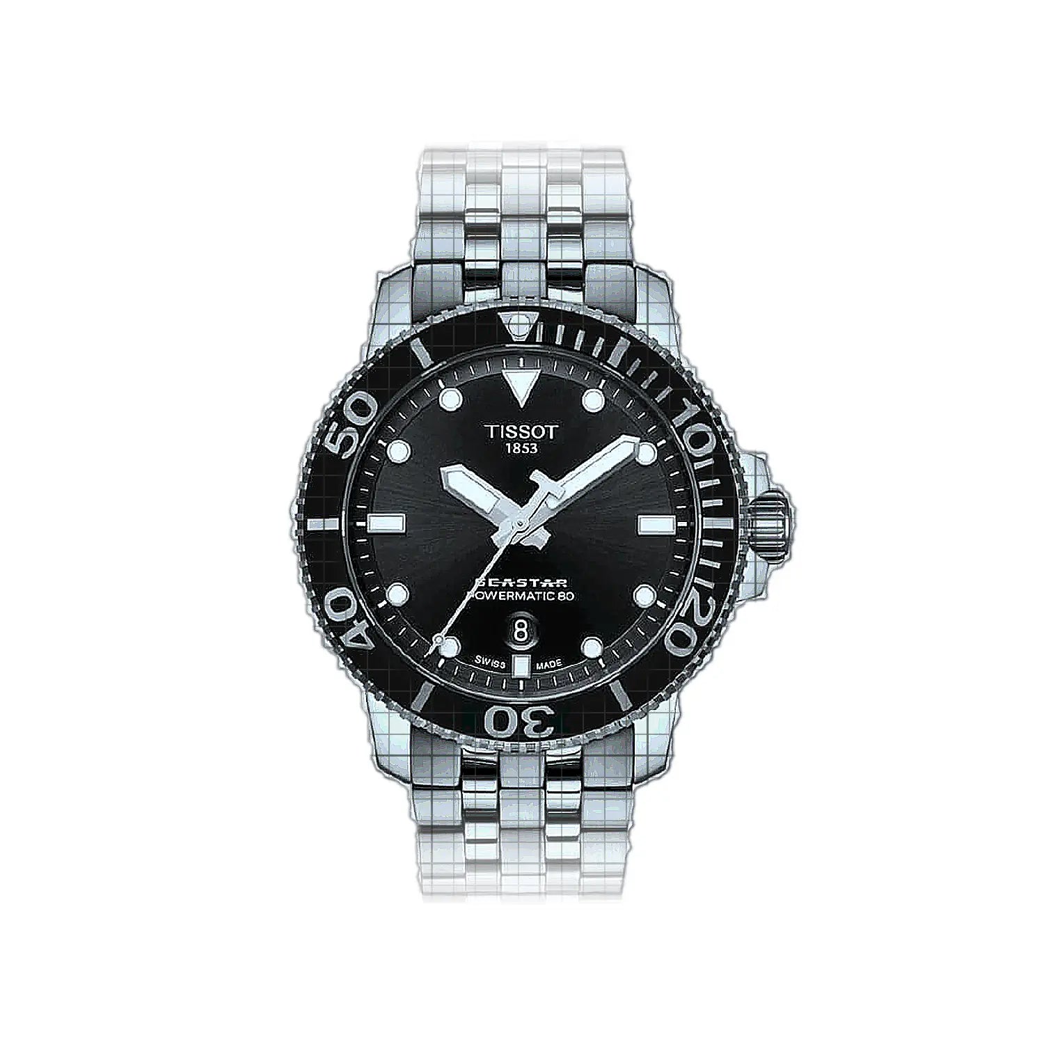 Tissot T-Sport Seastar 1000 Powermatic 80 43mm Black