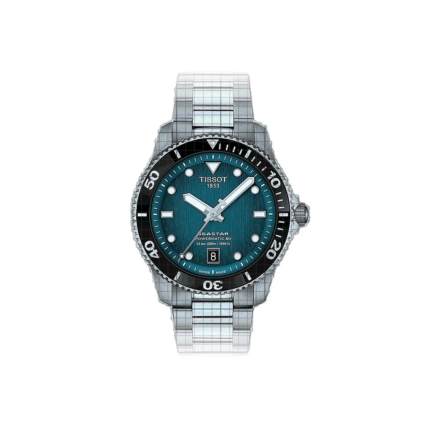 Tissot T-Sport Seastar 1000 Powermatic 80 40 MM 40mm Blue