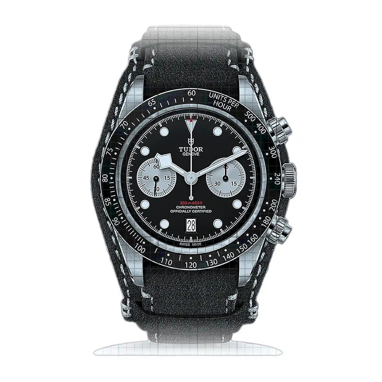 Tudor Black Bay Chrono 79360N-0005 Black Dial Stainless steel 41mm Watch