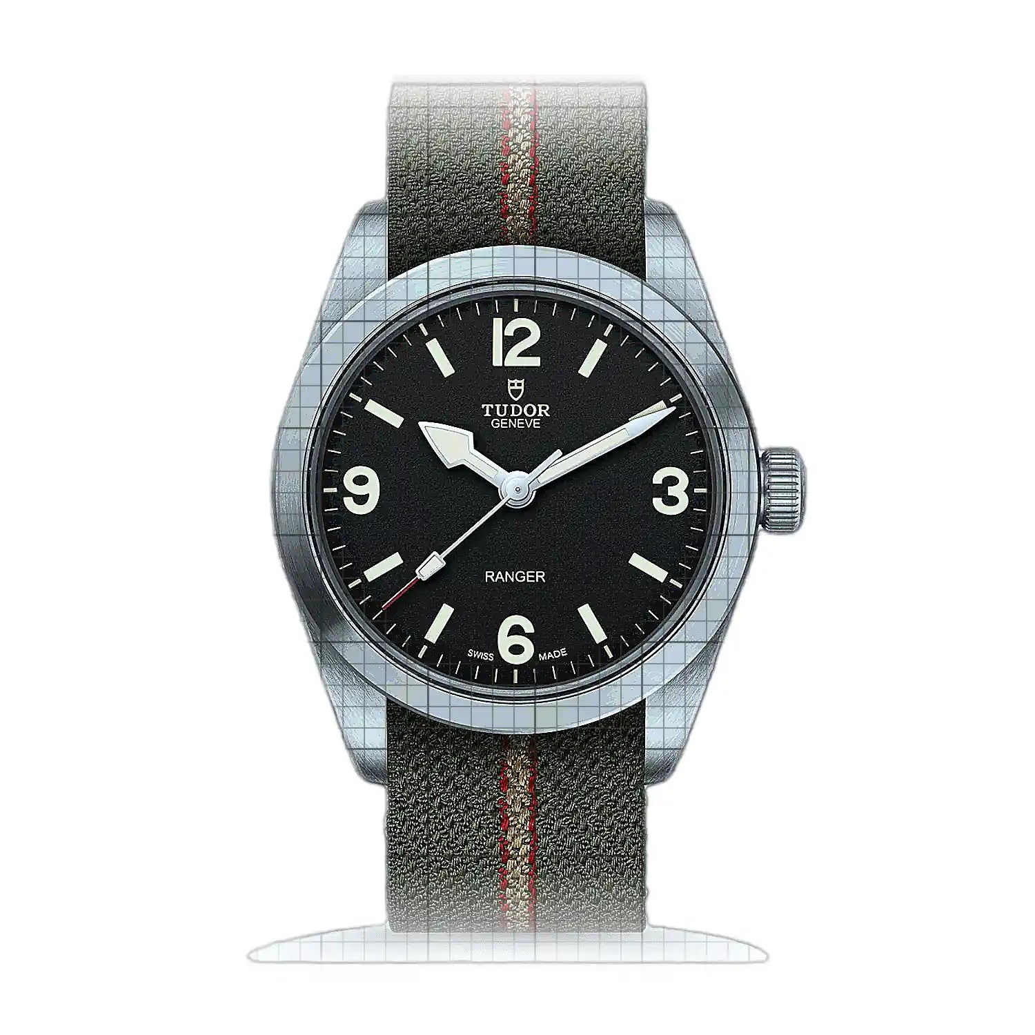 Tudor Ranger 79930-0003 Black Dial Stainless steel 36mm Watch