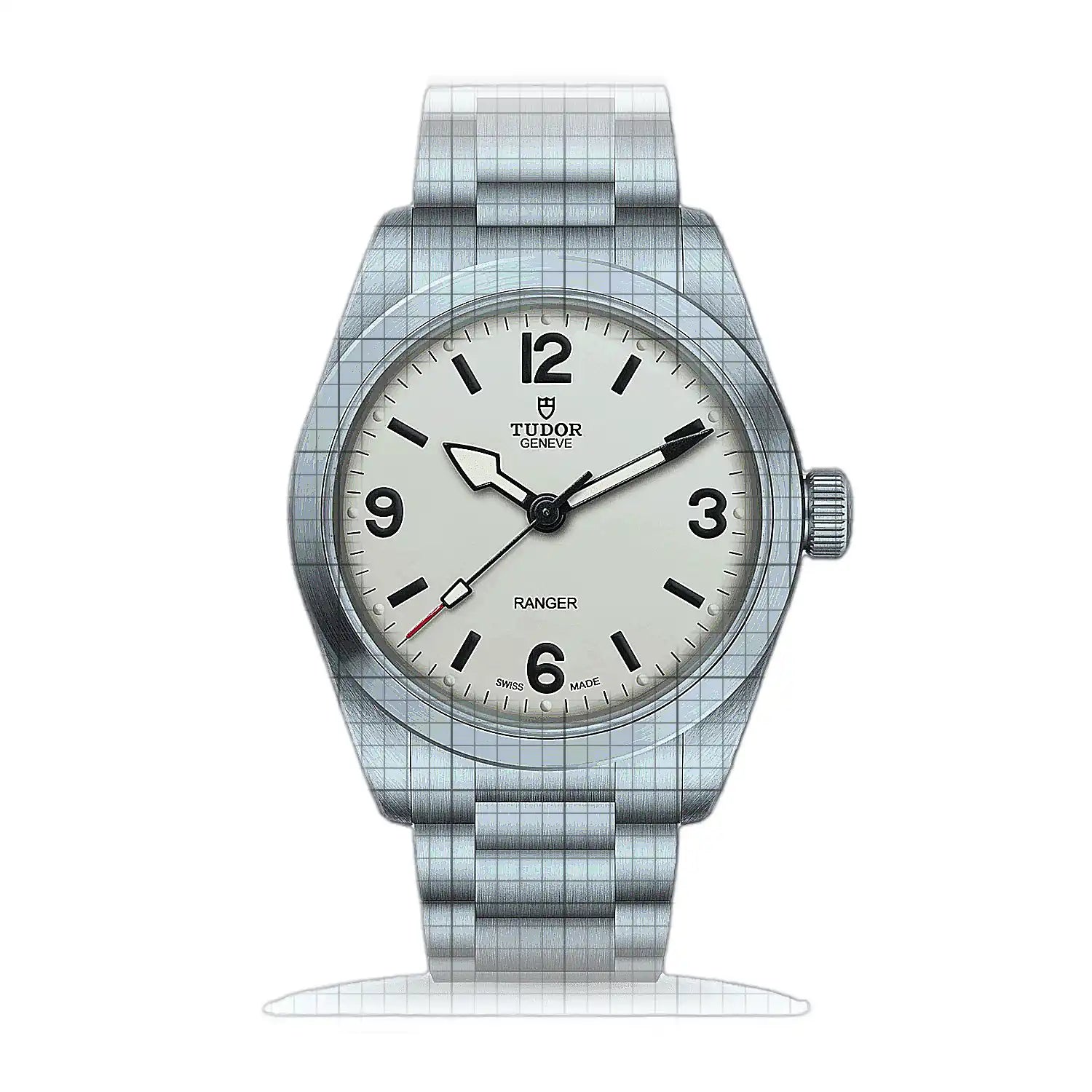Tudor Ranger 79930-0007 Beige Dial Stainless steel 36mm Watch