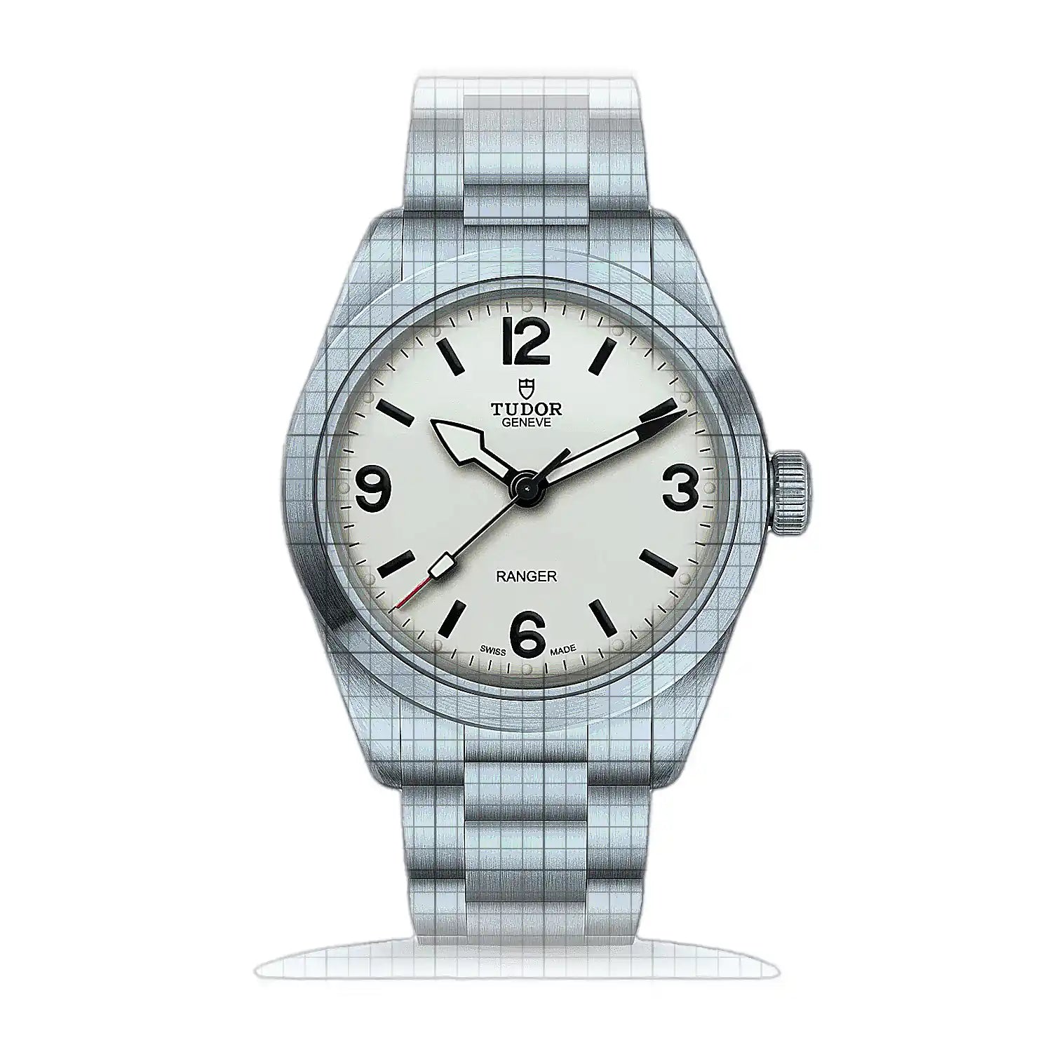 Tudor Ranger 79950-0008 Beige Dial Stainless steel 39mm Watch