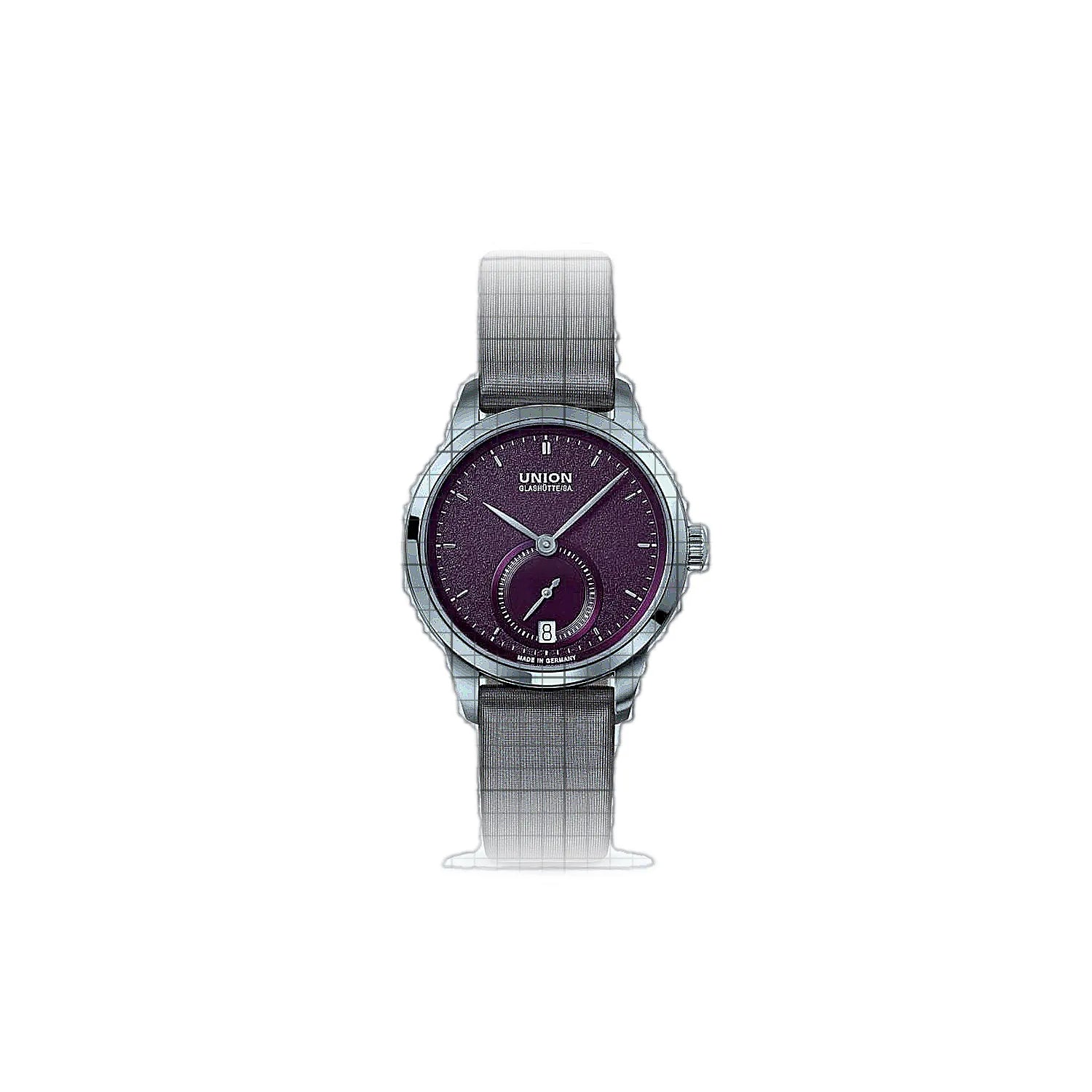 Union Glashütte 1893 Johannes Dürrstein Edition small second 34mm Silver