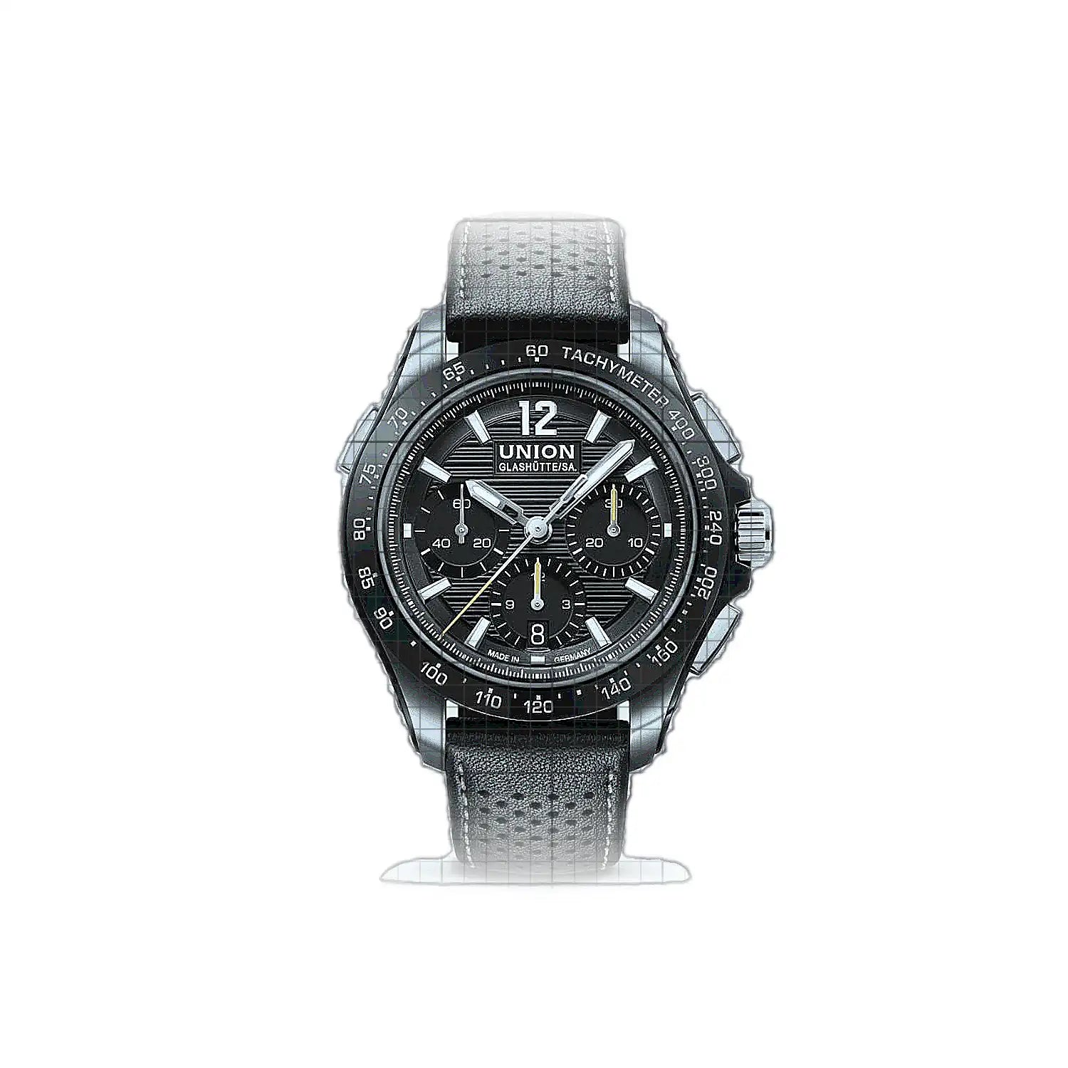 Union Glashütte Belisar Chronograph Sport 43mm Black