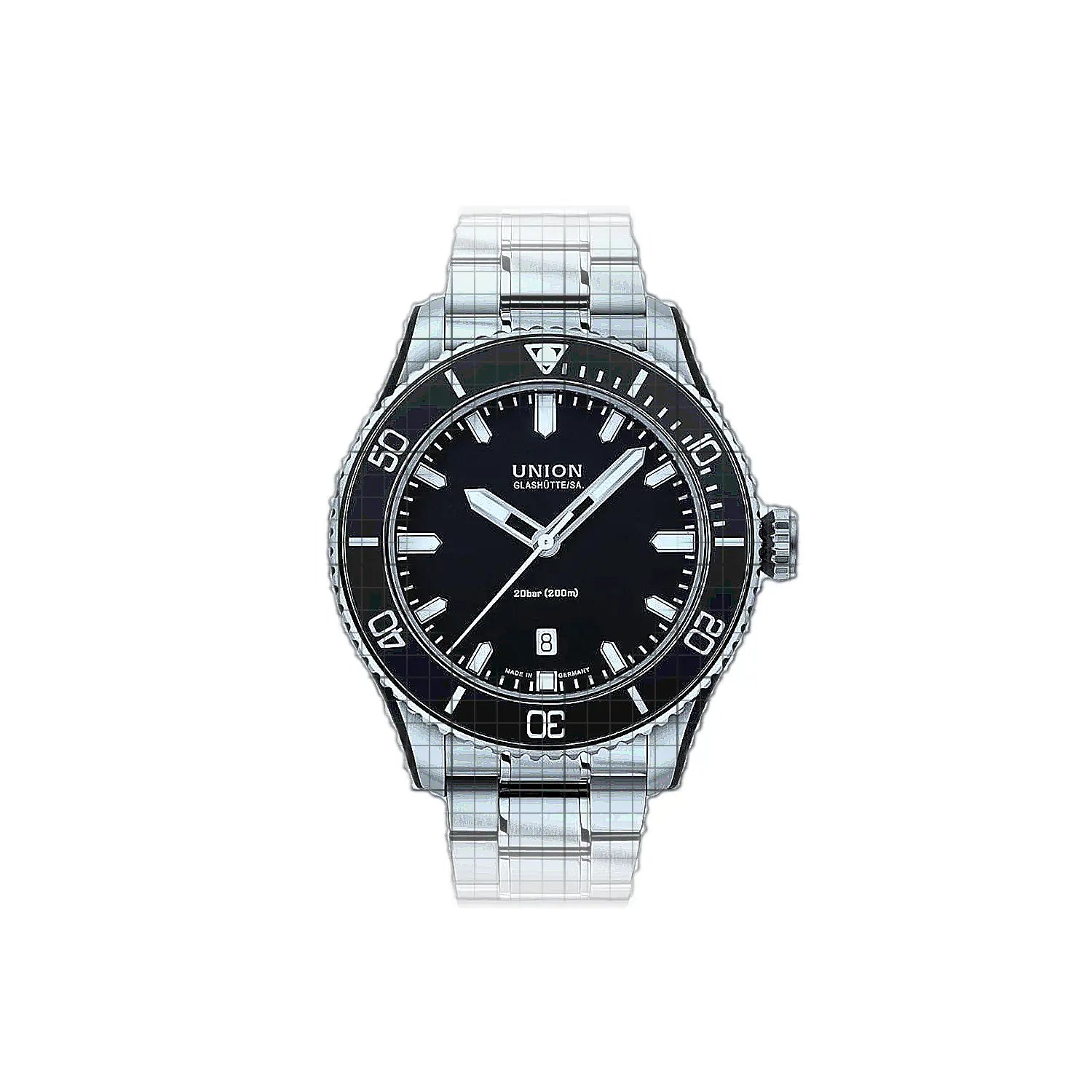 Union Glashütte Belisar Datum Sport 45mm Black