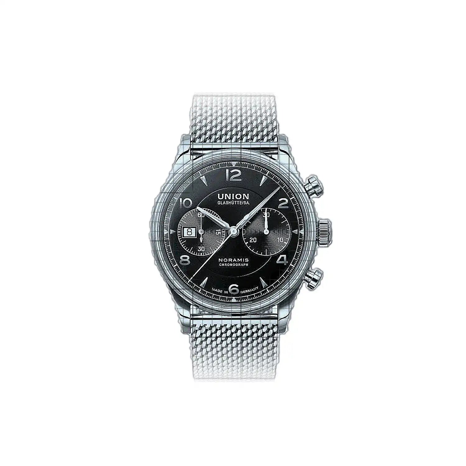 Union Glashütte Noramis Chronograph 42mm Black