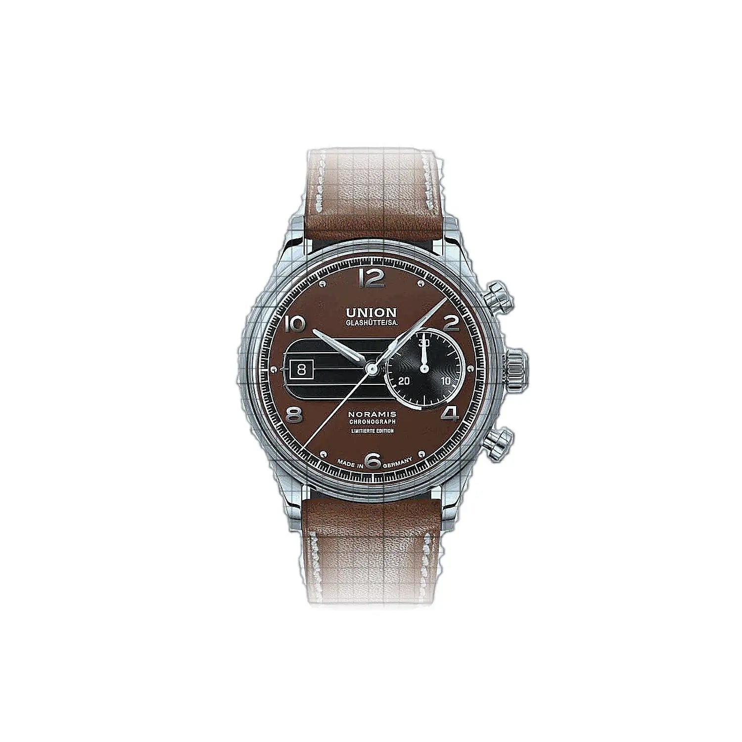 Union Glashütte Noramis Chronograph Limited Edition Sachsen Classic 2023 42mm Brown