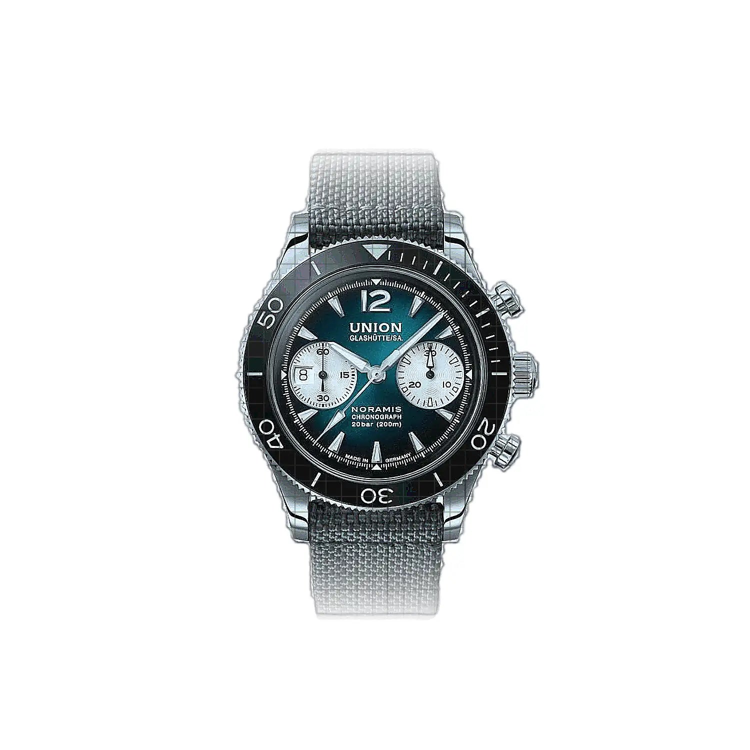 Union Glashütte Noramis Chronograph Sport 43mm Blue