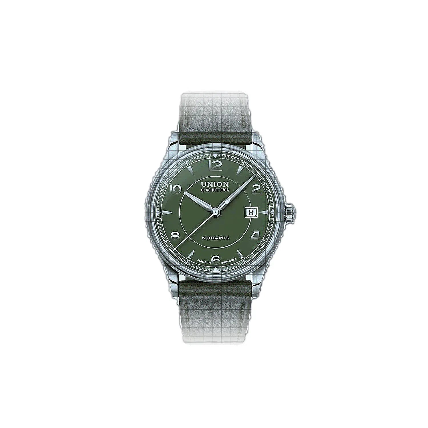 Union Glashütte Noramis Datum 40mm Green