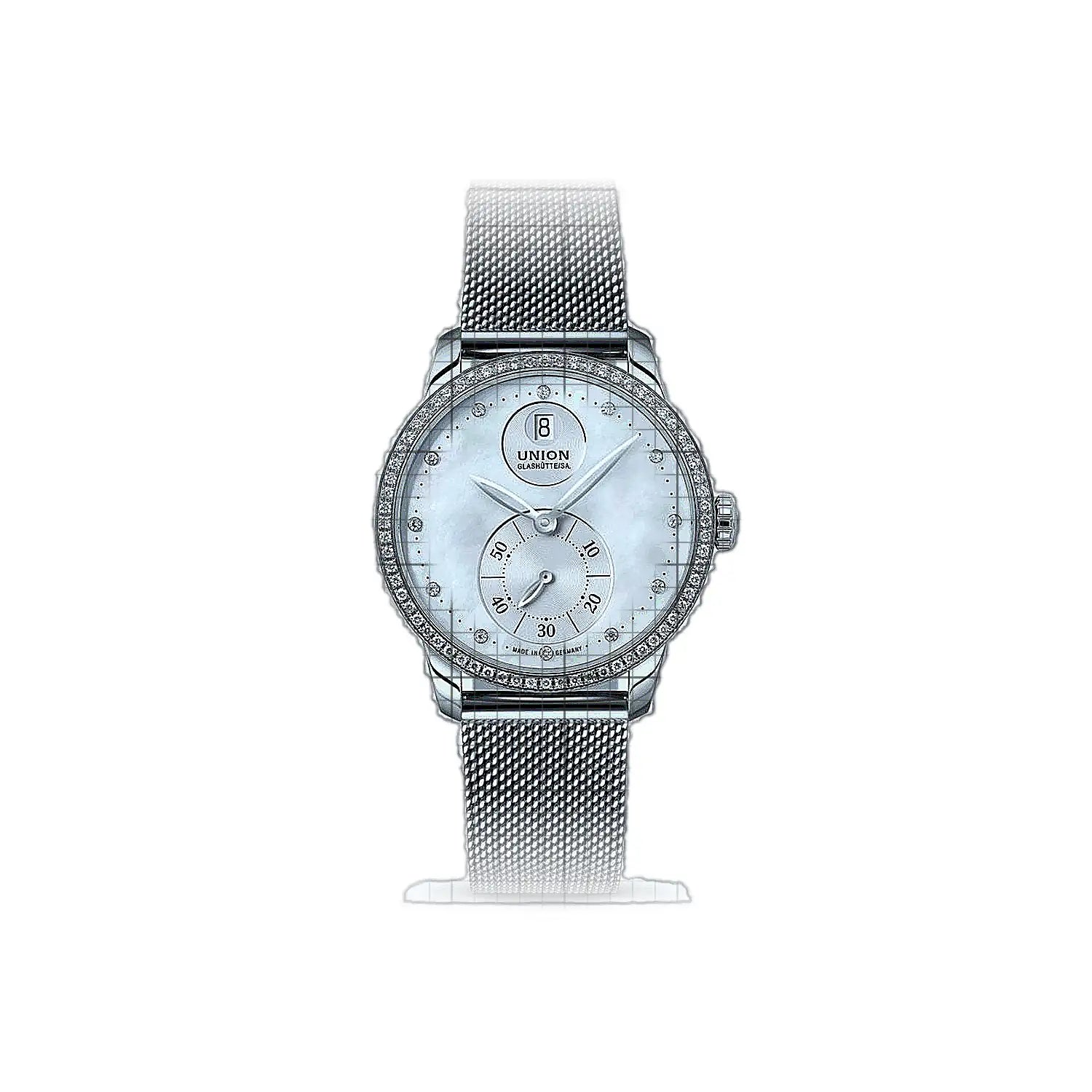 Union Glashütte Seris 36mm Mother of pearl