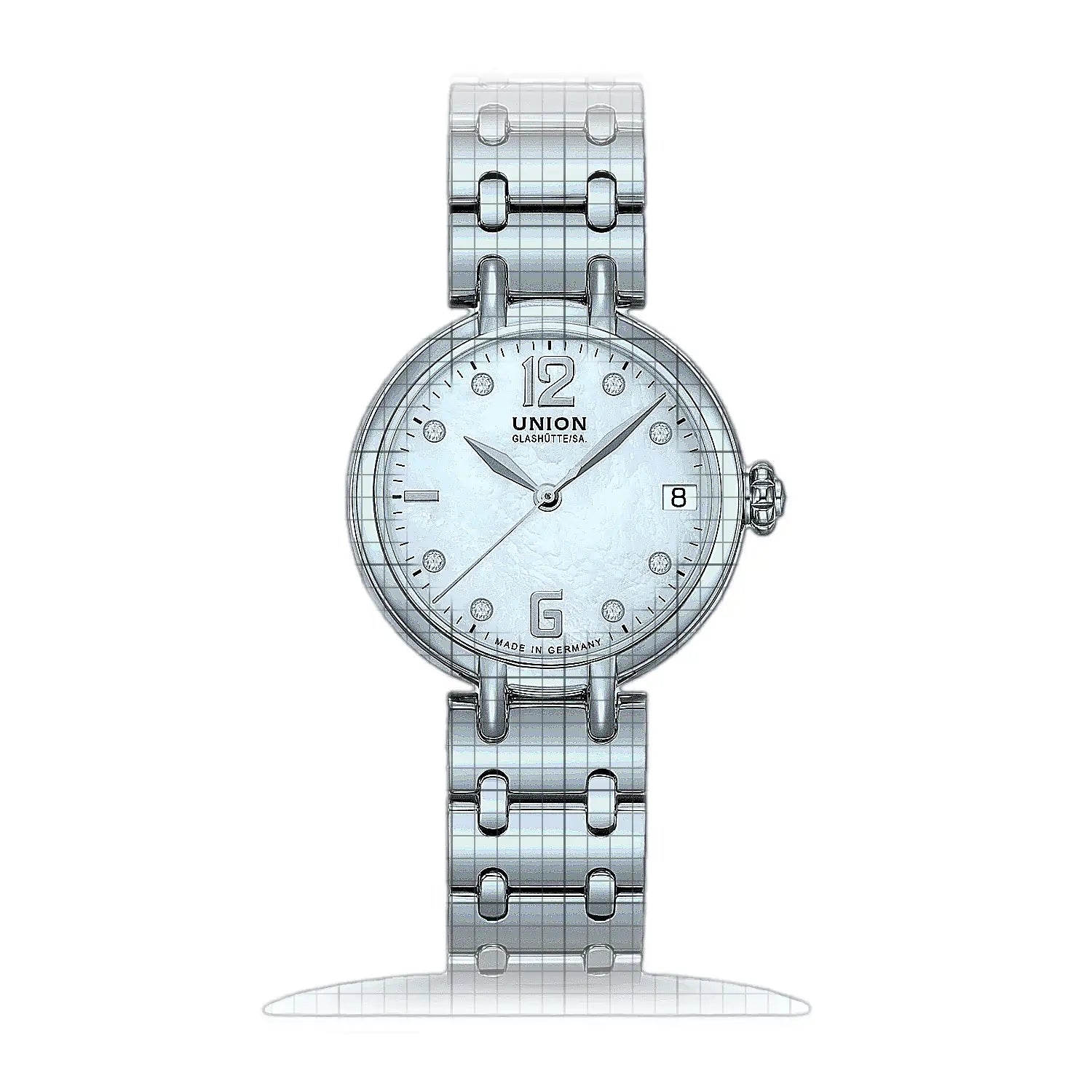 Union Glashütte Sirona 32mm Mother of pearl