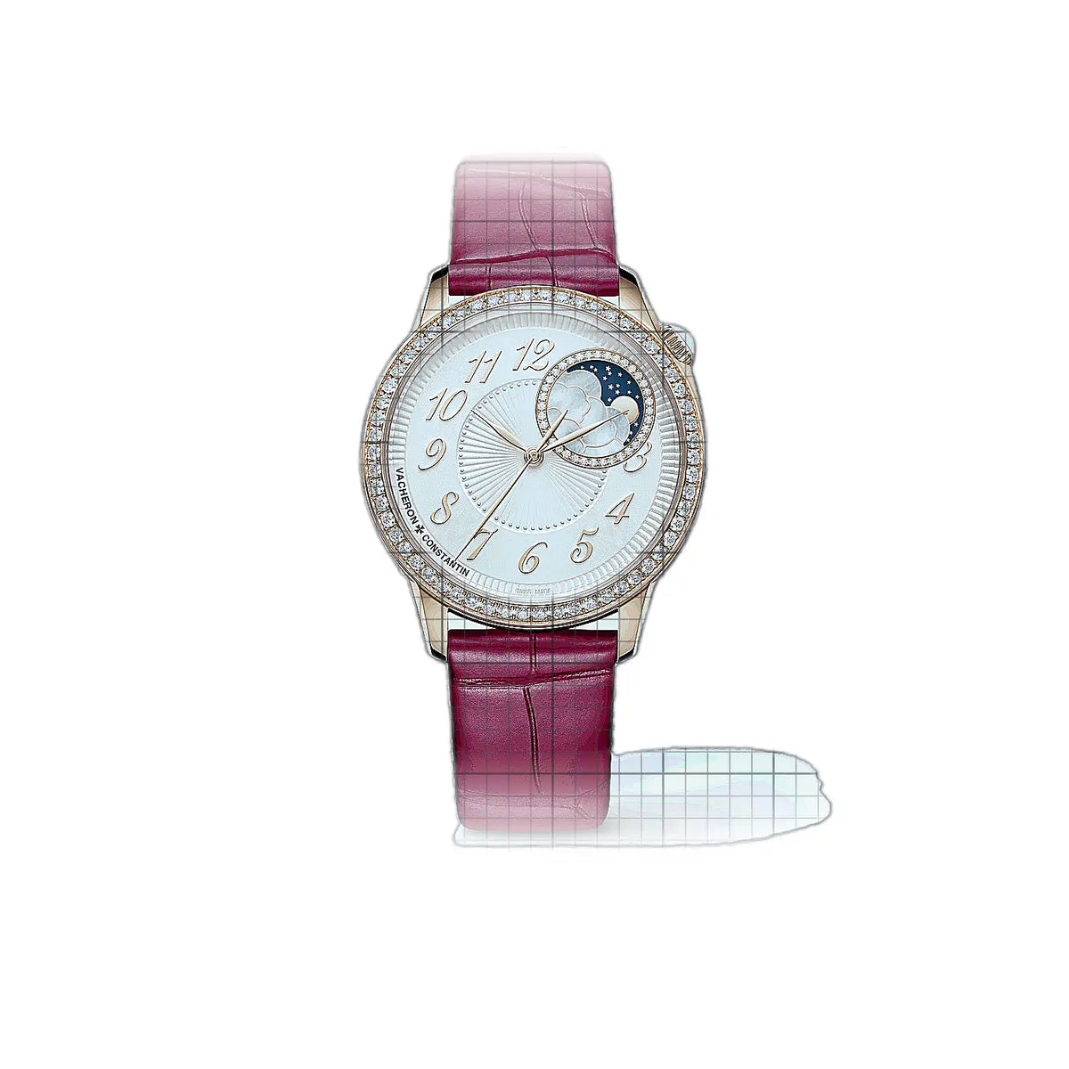 Vacheron Constantin Égérie X80R2377 Silber Zifferblatt Roségold 37 mm Uhr