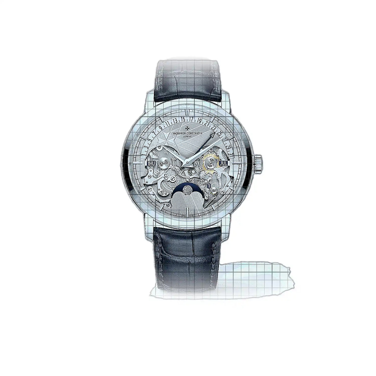 Montre Vacheron Constantin Traditionnelle X40PH054 à cadran squelette Platine, 41 mm