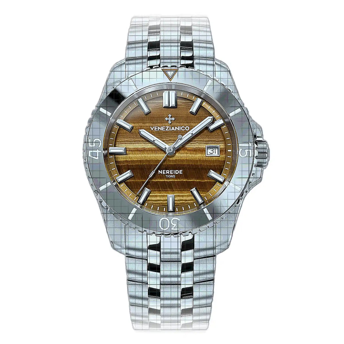 Venezianico Nereide 4521543S Stone Dial Stainless steel 42mm Watch
