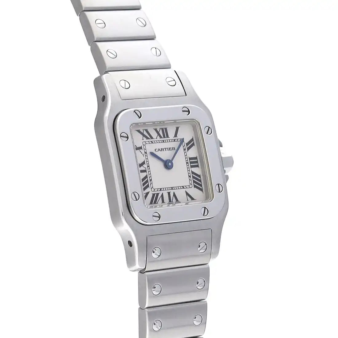 Cartier Santos Quartz White 24 x 35mm