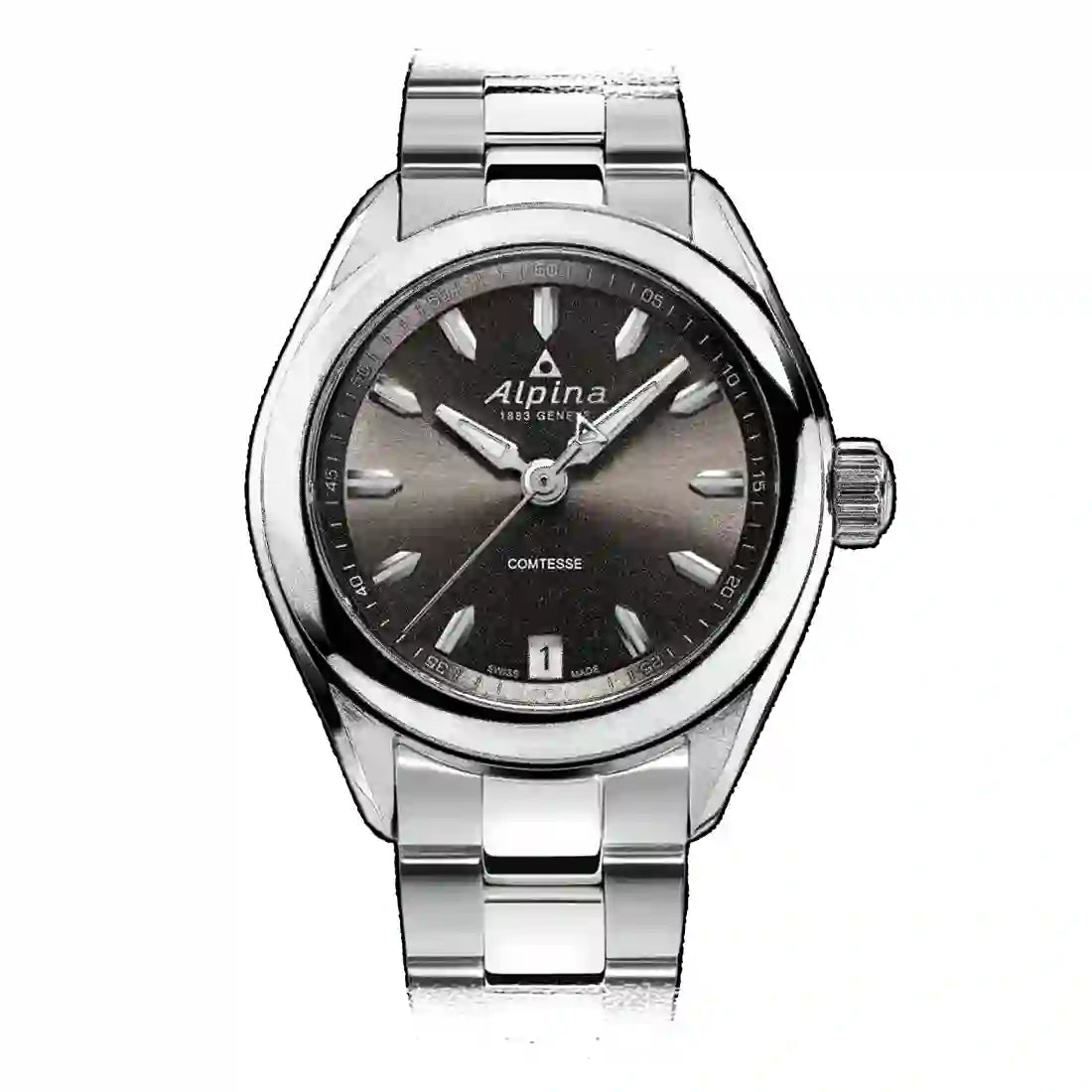 Alpina Comtesse Quartz Brown 34mm