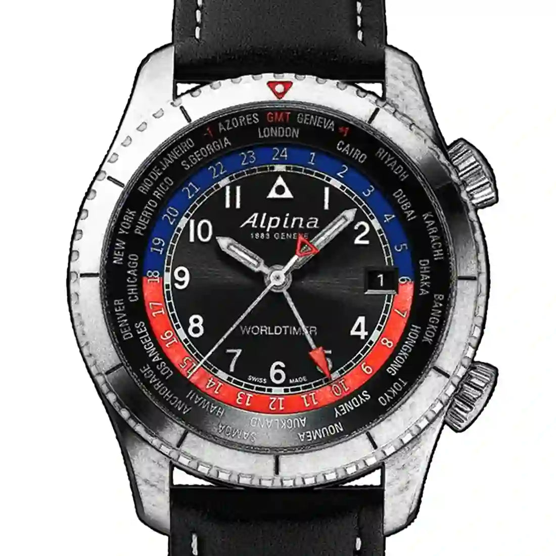 Alpina Startimer Quartz Black 41mm