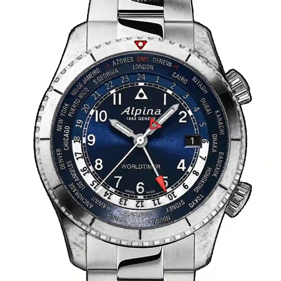 Alpina Startimer Quartz Blue 41mm