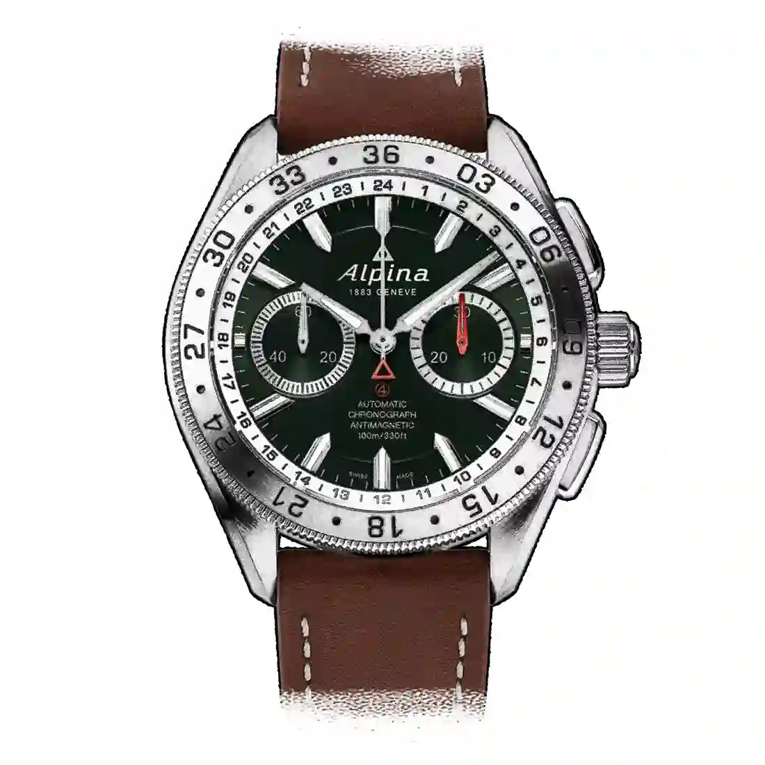 Alpina Alpiner Automatic Groen 44 mm