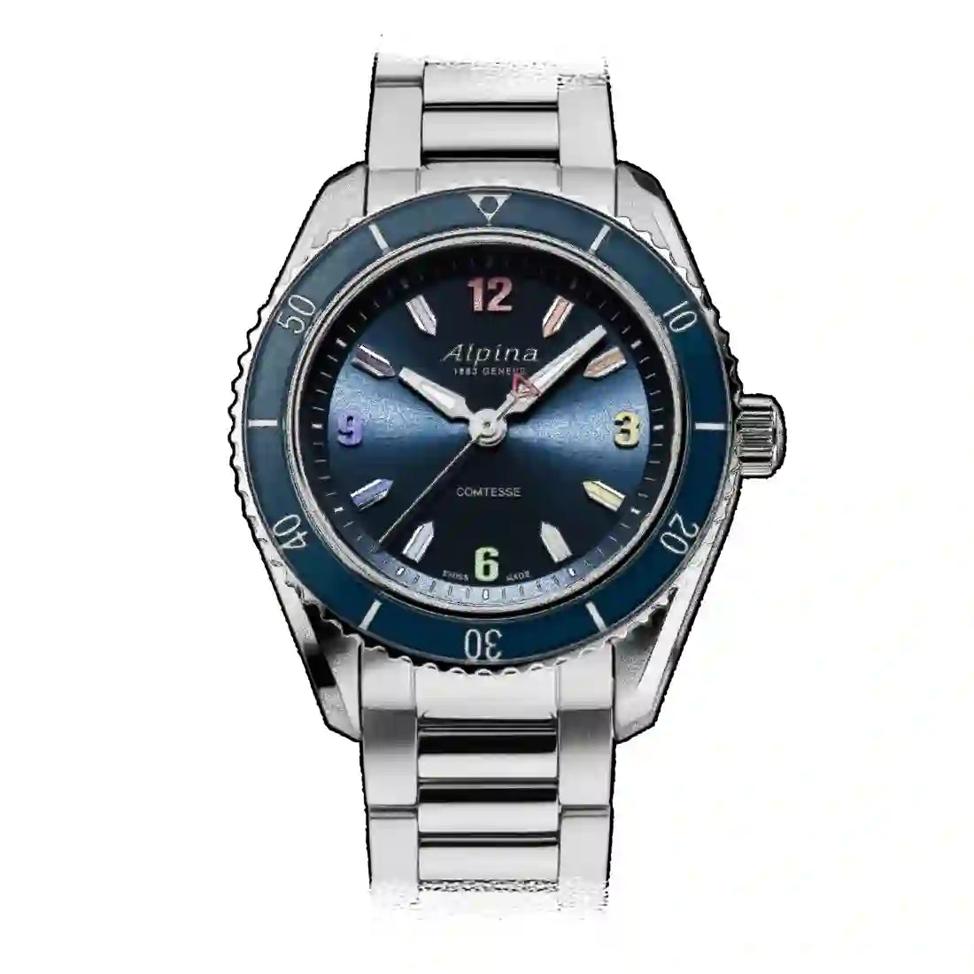 Alpina Comtesse Quartz Blue 36 mm