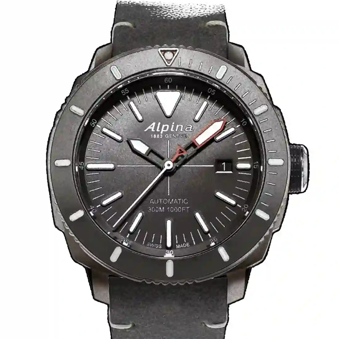 Alpina Seastrong Automatic Grijs 44 mm