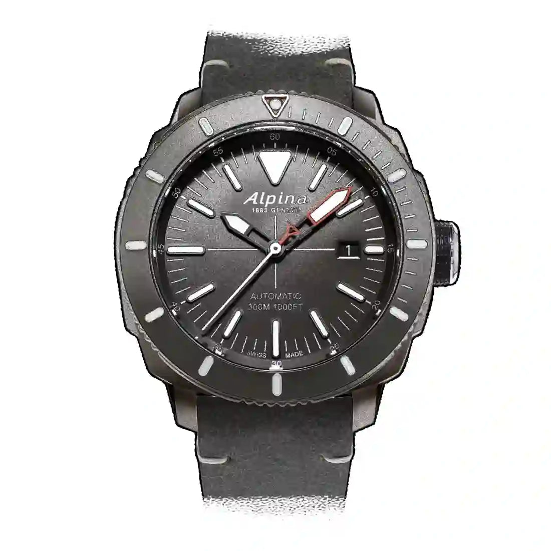 Alpina Seastrong Automatic Grijs 44 mm