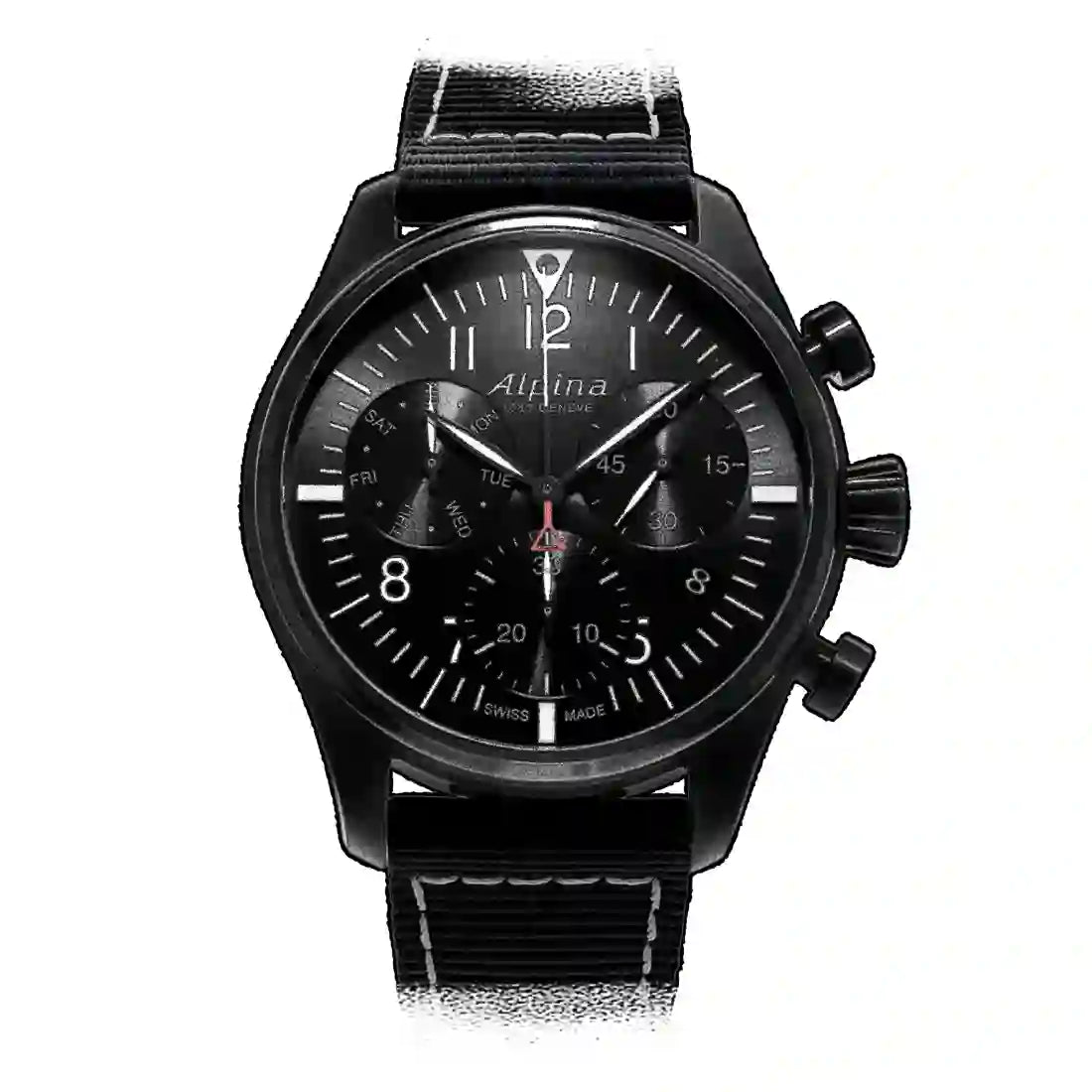 Alpina Startimer Quartz Black 42 mm