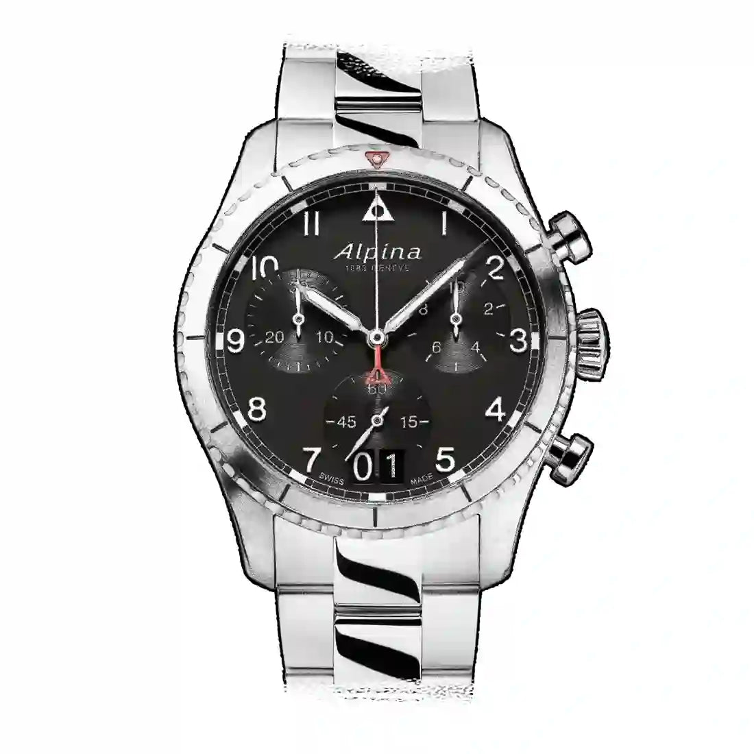 Alpina Startimer Quartz Black 41 mm