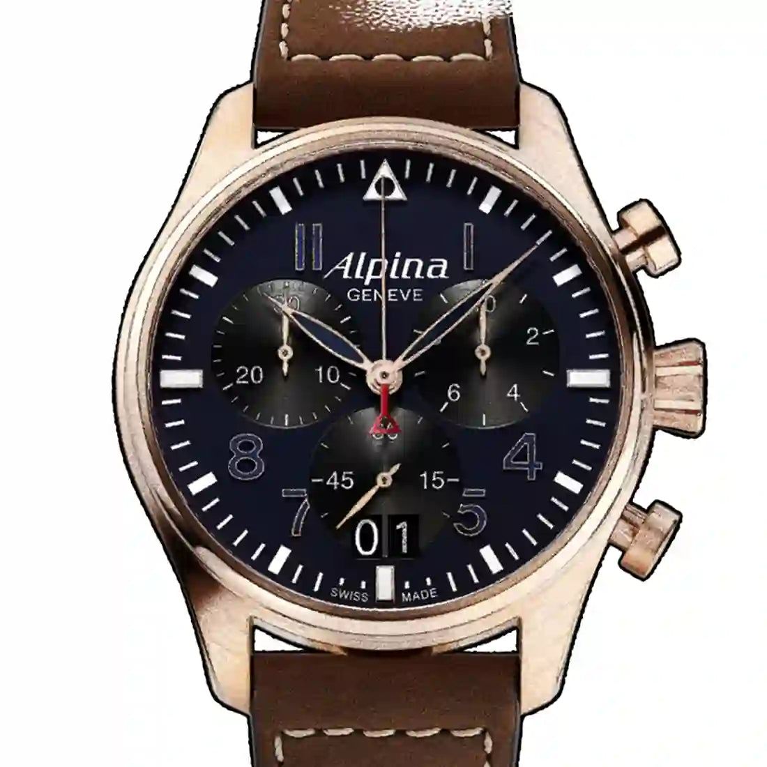 Alpina Startimer Quartz Blue 44 mm