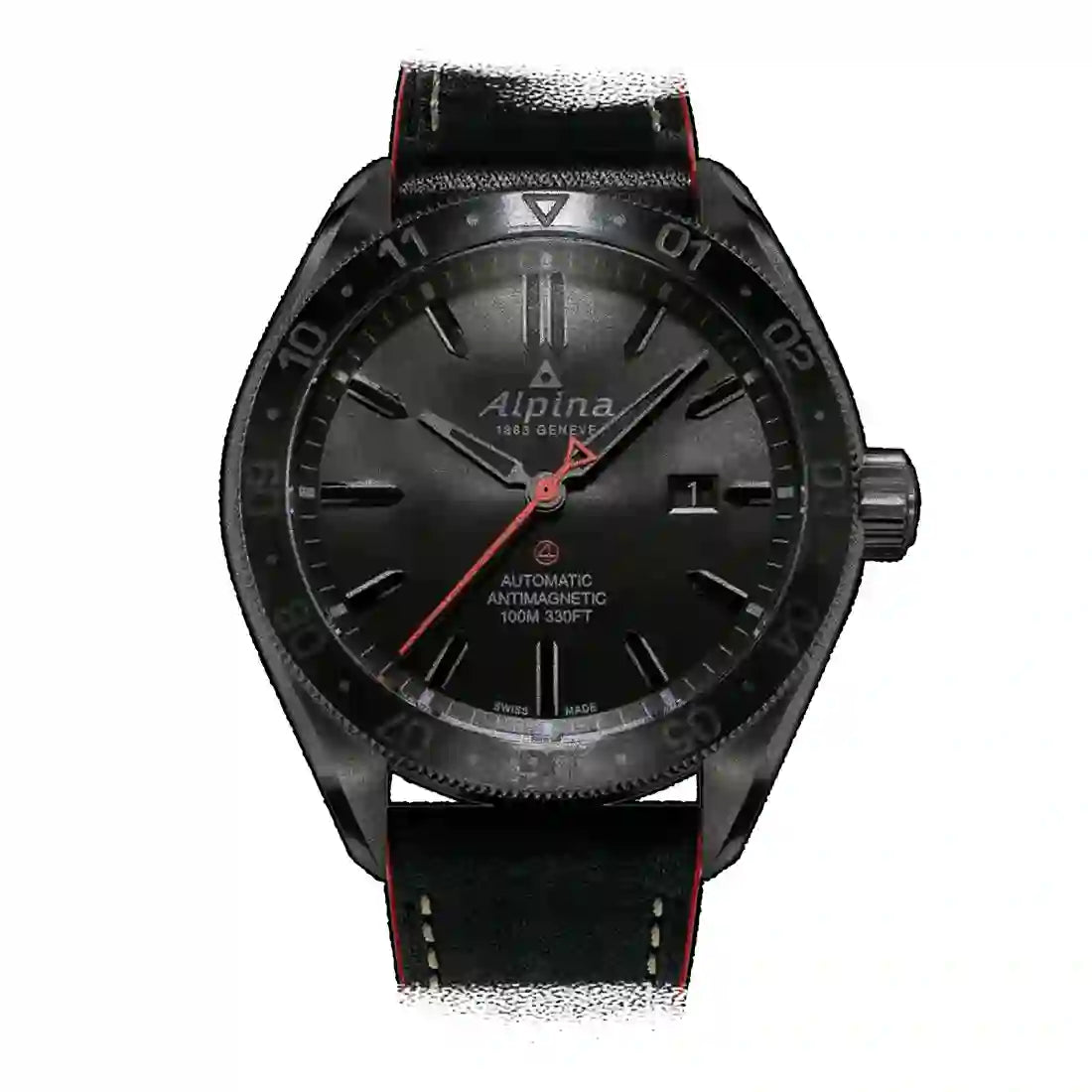 Alpina Startimer Automatic Black 44mm