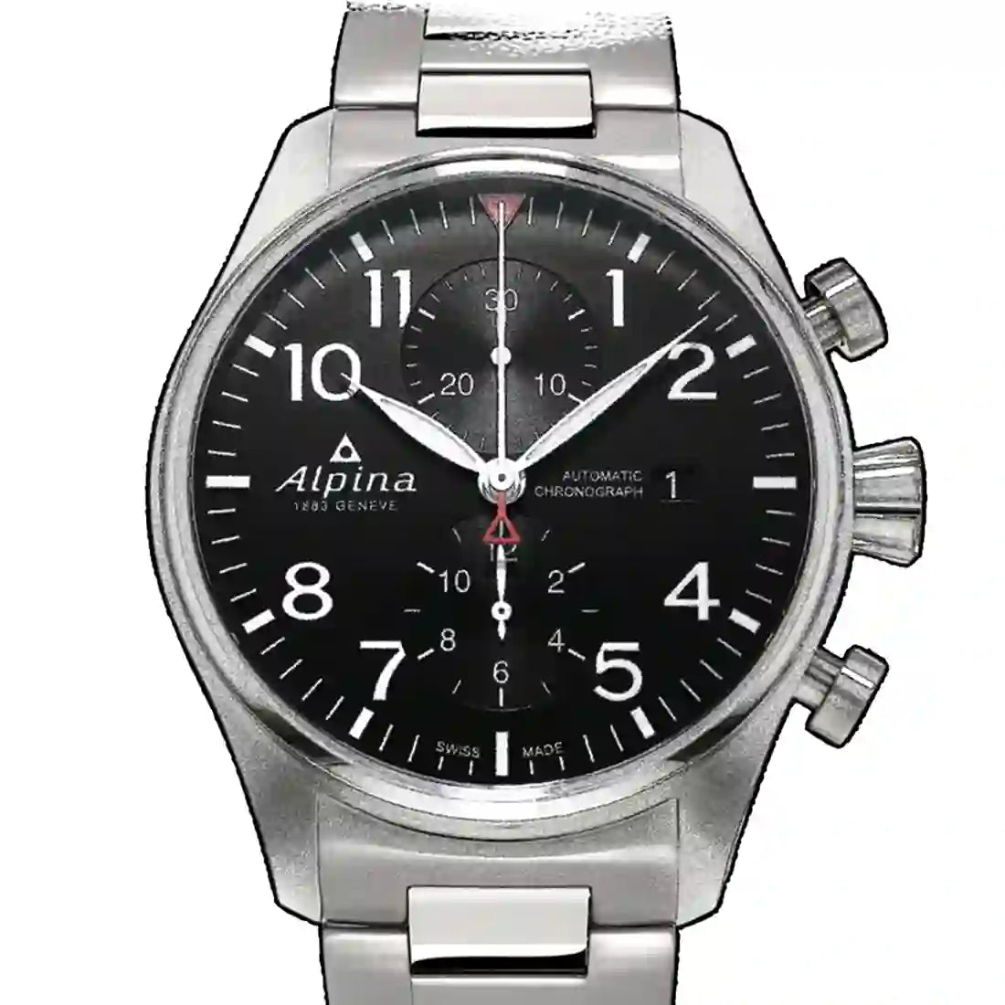 Alpina Startimer Automatic Zwart 44 mm