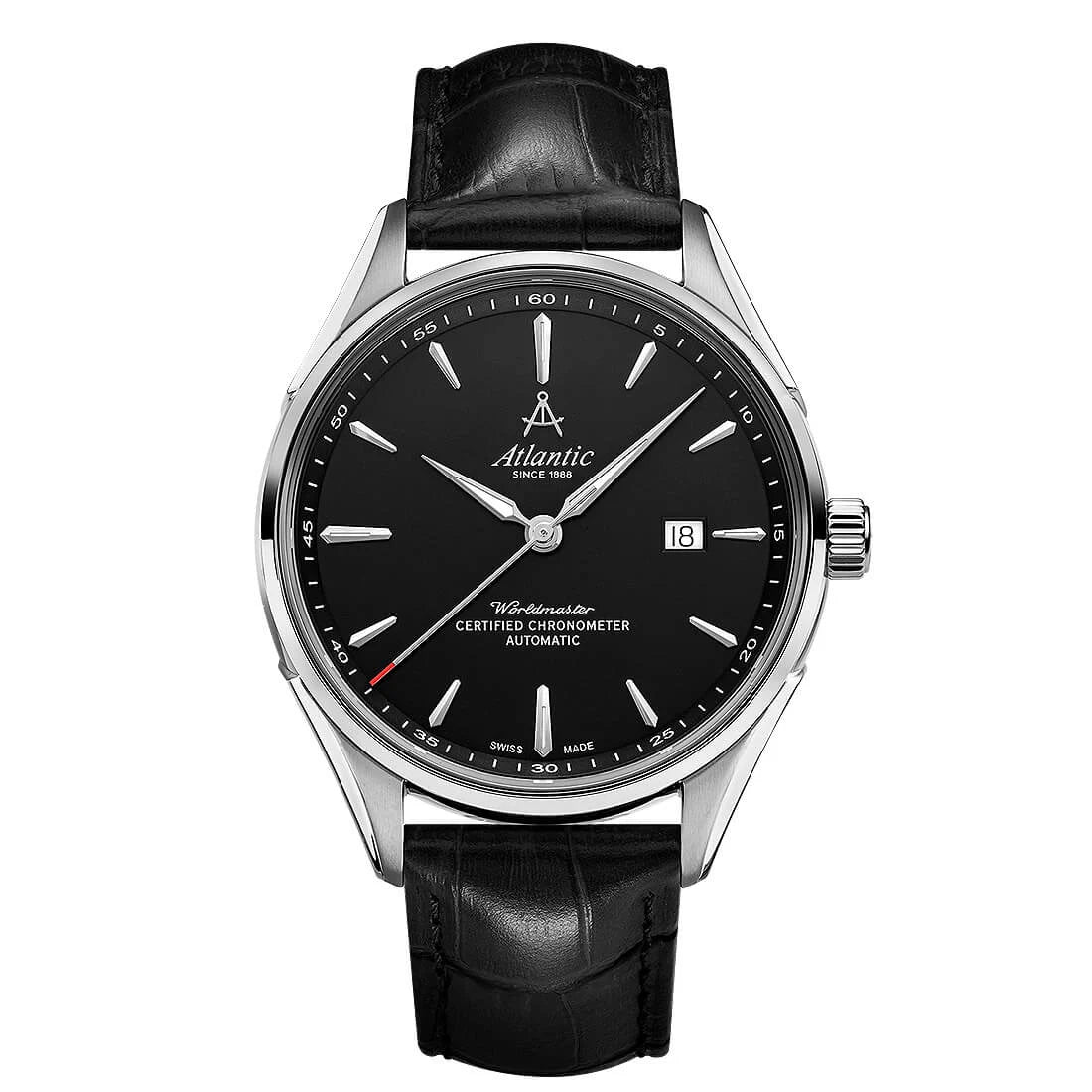Montre Atlantic Atlantic Worldmaster Automatique Noir 42mm