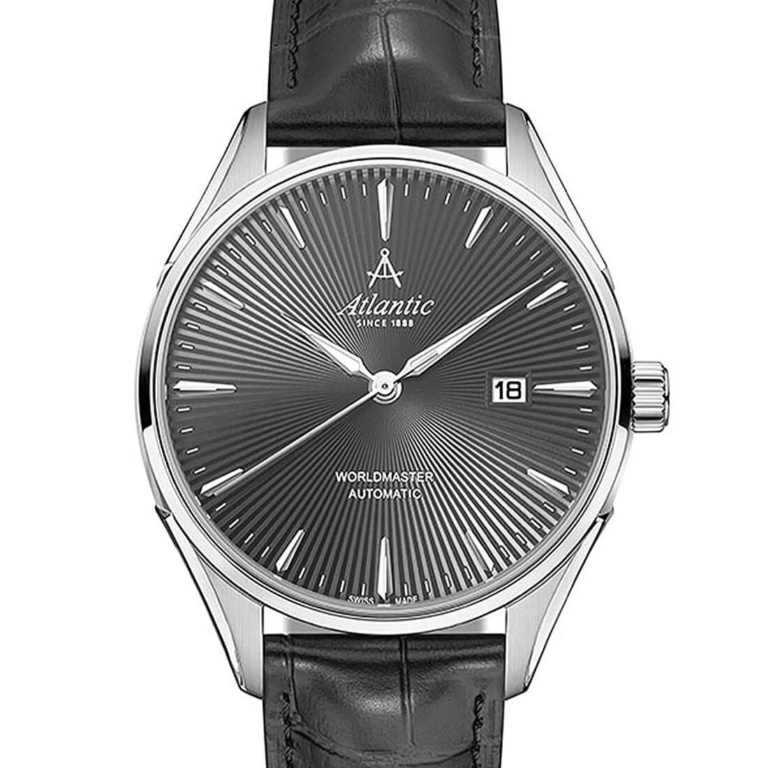 Montre Atlantic Worldmaster Automatique Gris 42mm