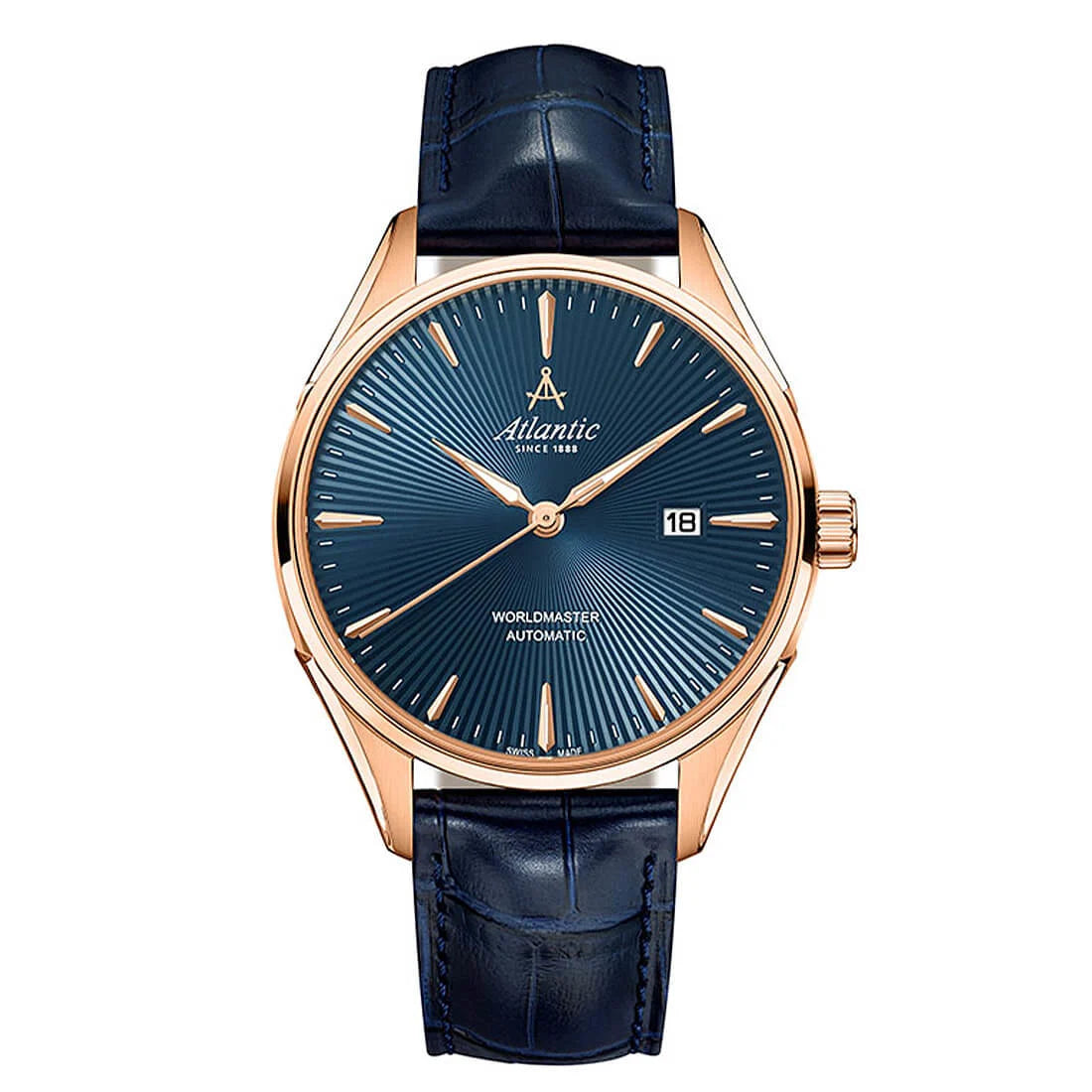 Montre Atlantic Worldmaster Automatique Bleu 42mm