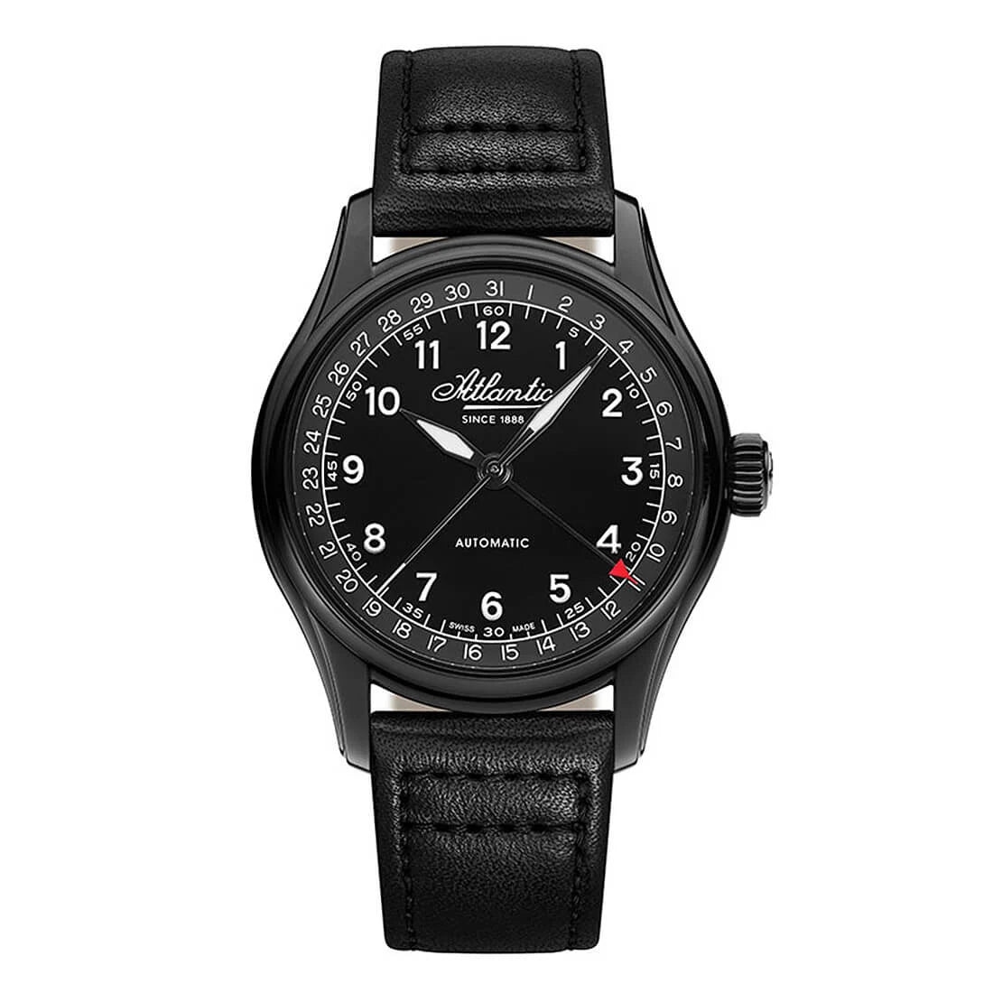 Montre Atlantic Worldmaster Automatique Noir 40mm