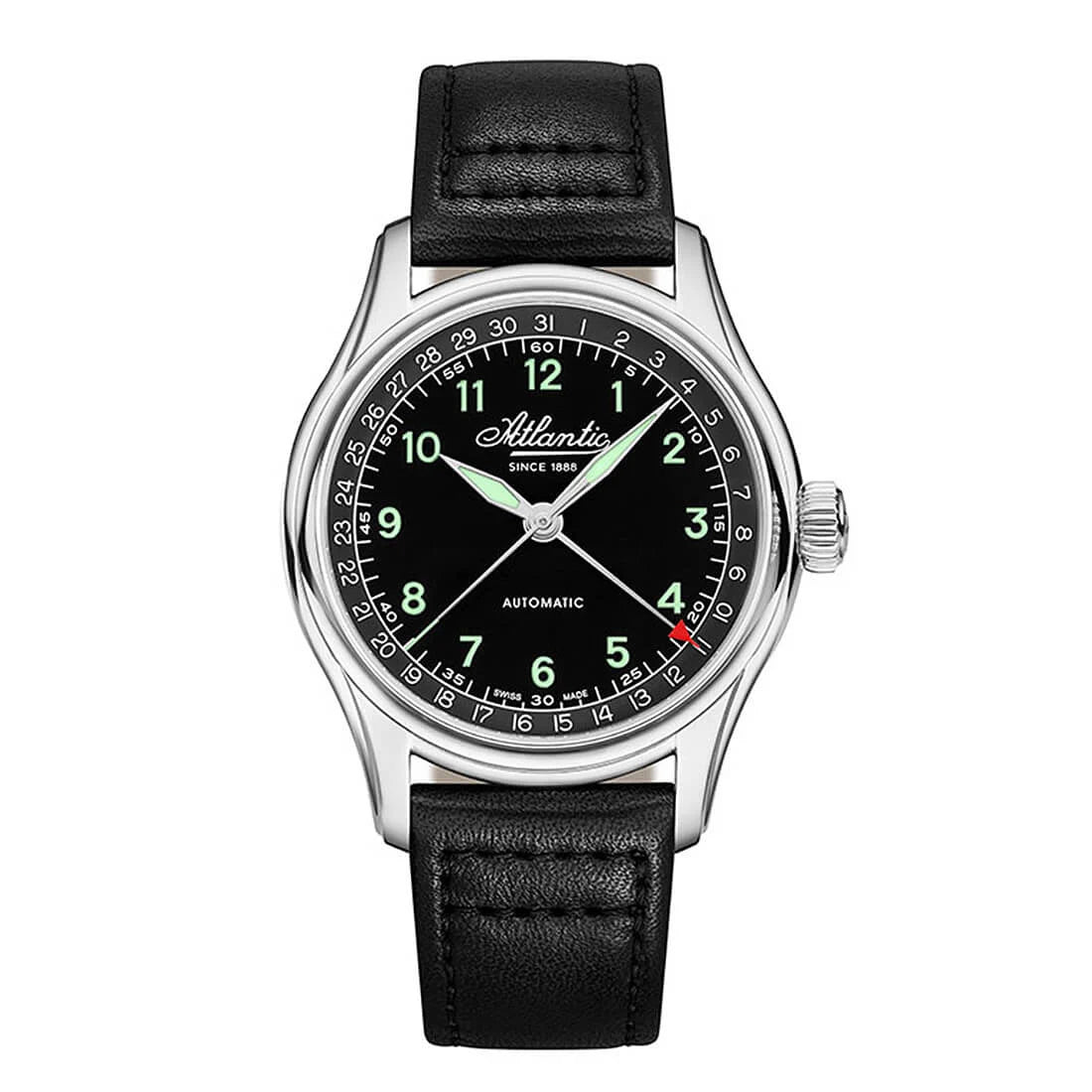 Montre Atlantic Worldmaster Automatique Noir 40mm