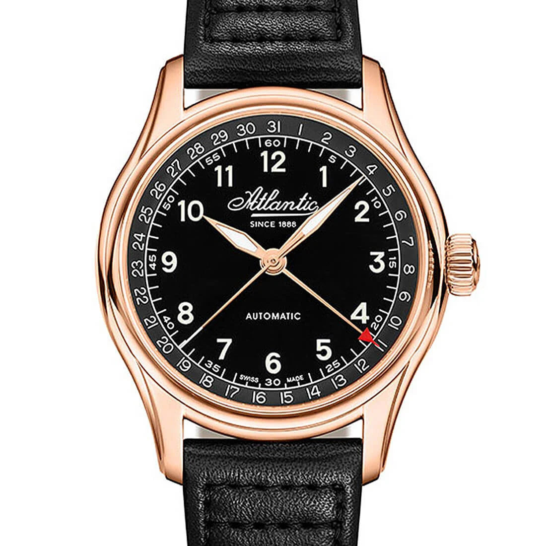 Montre Atlantic Worldmaster Automatique Noir 40mm